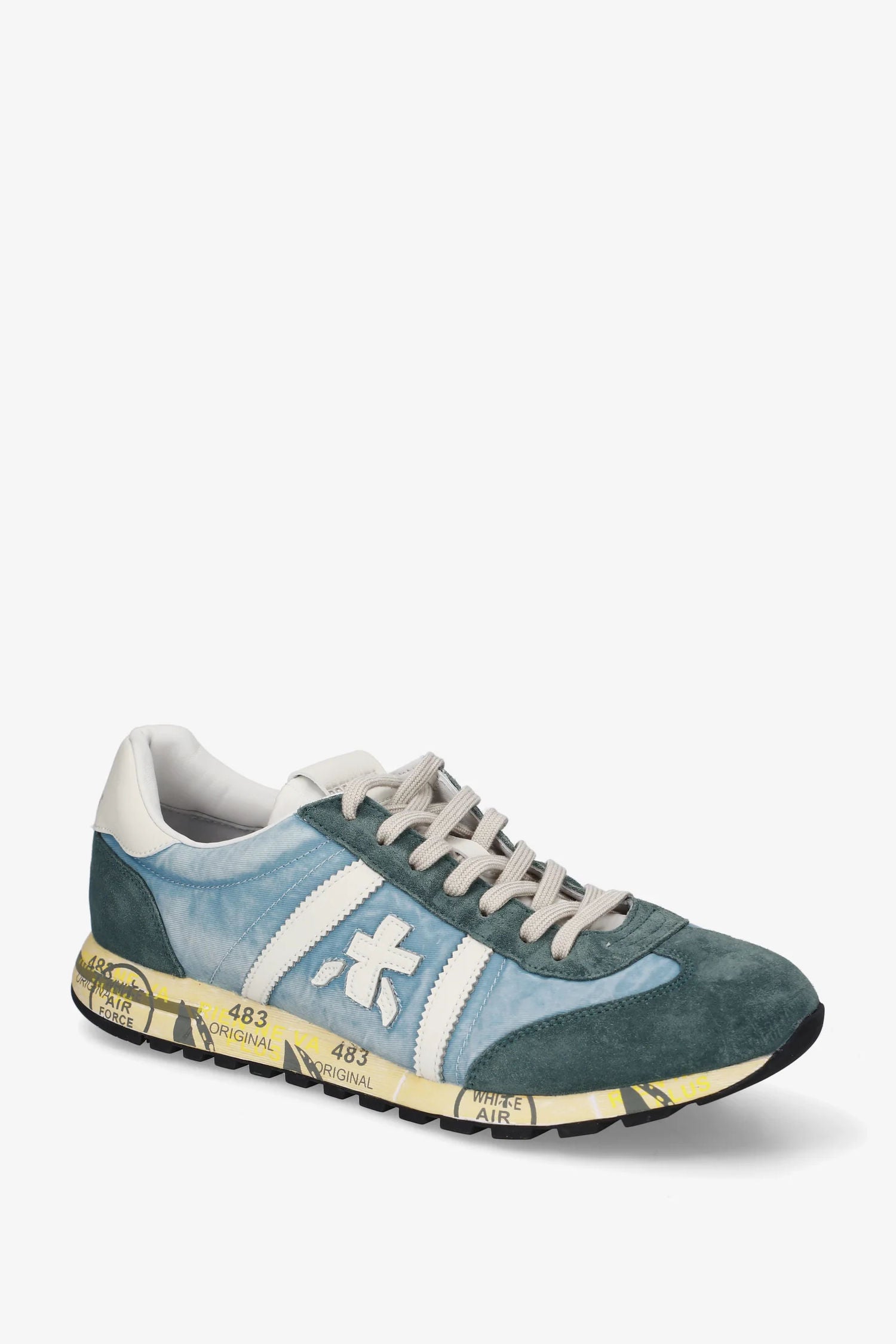 Premiata Sneaker Lucy 8188 Azzurro Uomo-4