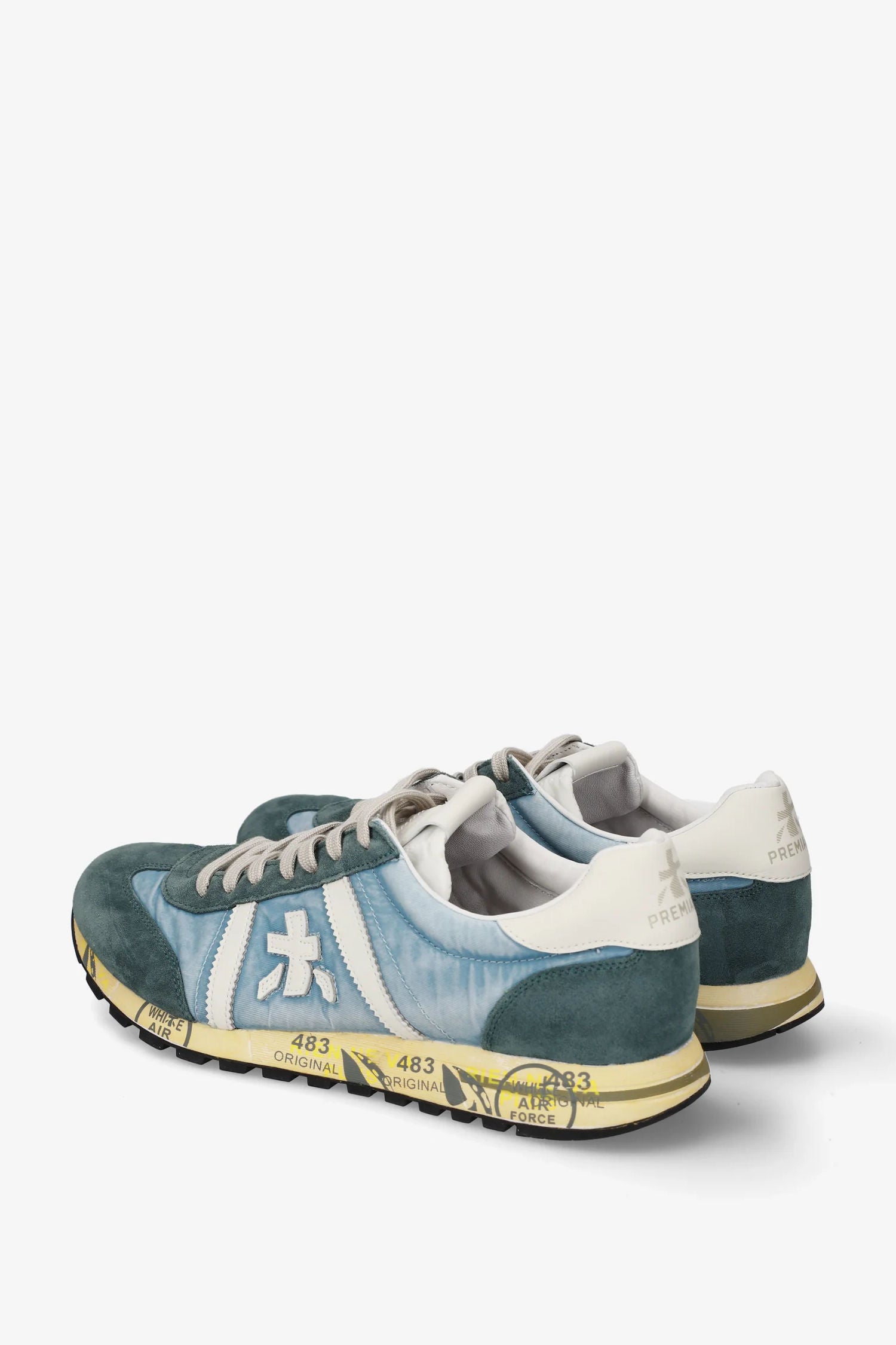 Premiata Sneaker Lucy 8188 Azzurro Uomo-5
