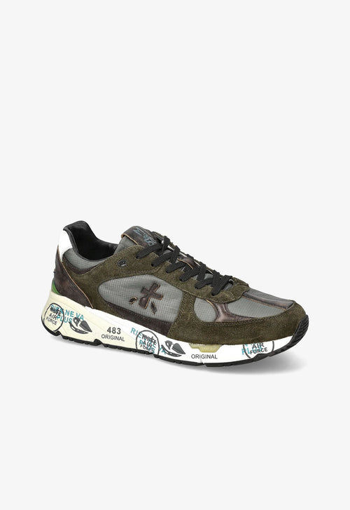 Premiata Sneaker Mase 4005 Verde militare Uomo-2