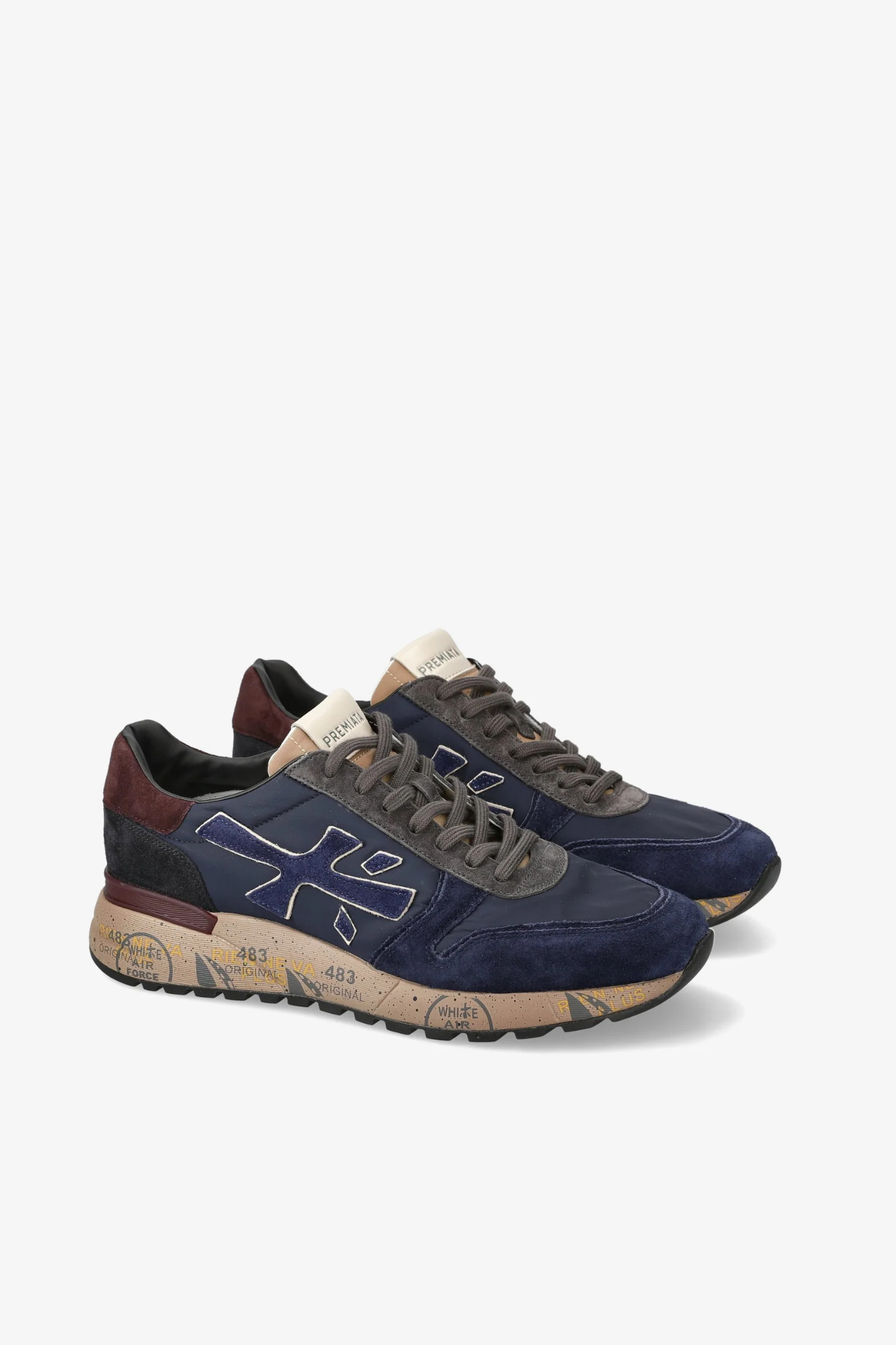 Premiata Sneaker Mick 6868 Blu Uomo-3