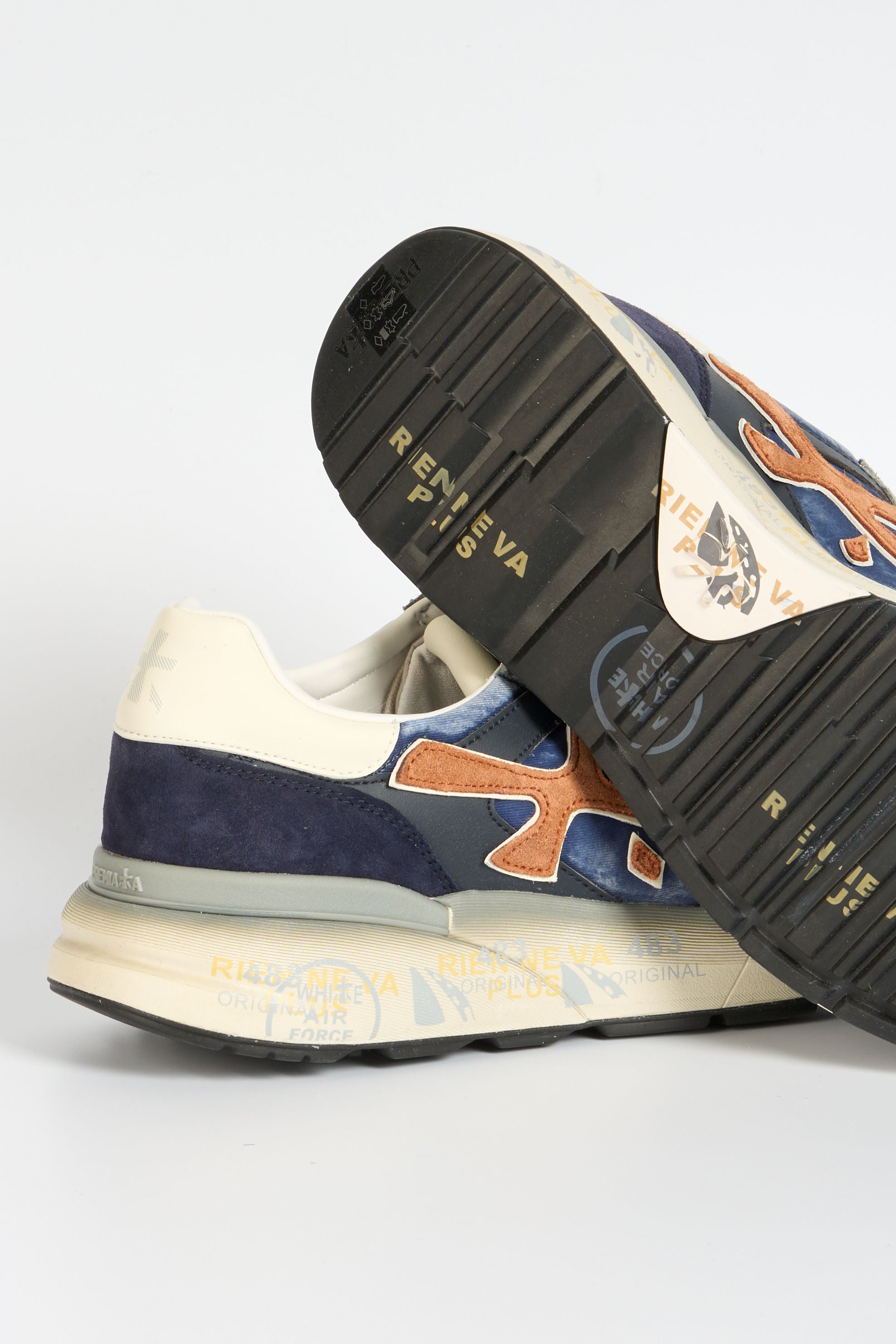 Premiata Sneaker Mick 7215 Blu Uomo-6