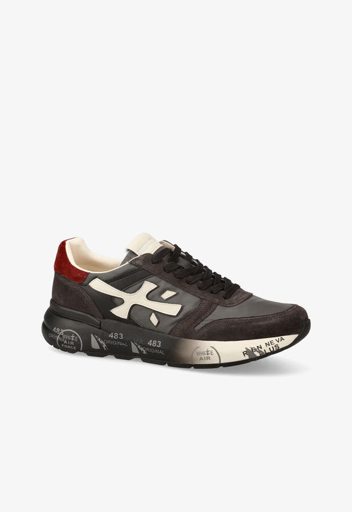 Premiata Sneaker Mick 7719 Grigio/bordeaux Uomo-2