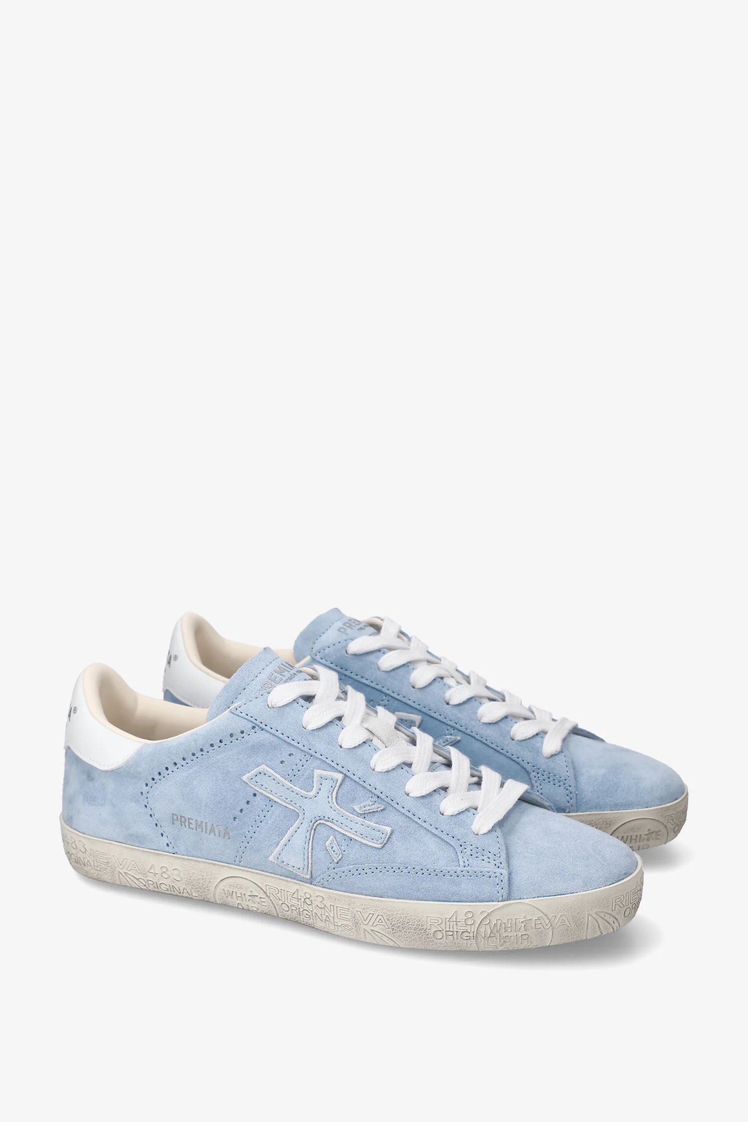 Premiata Sneaker StevenD 7532 Azzurro Donna-4