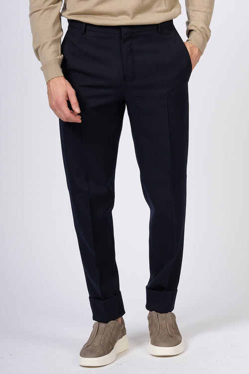 Pt Torino Pantalone Carrot Blu Uomo