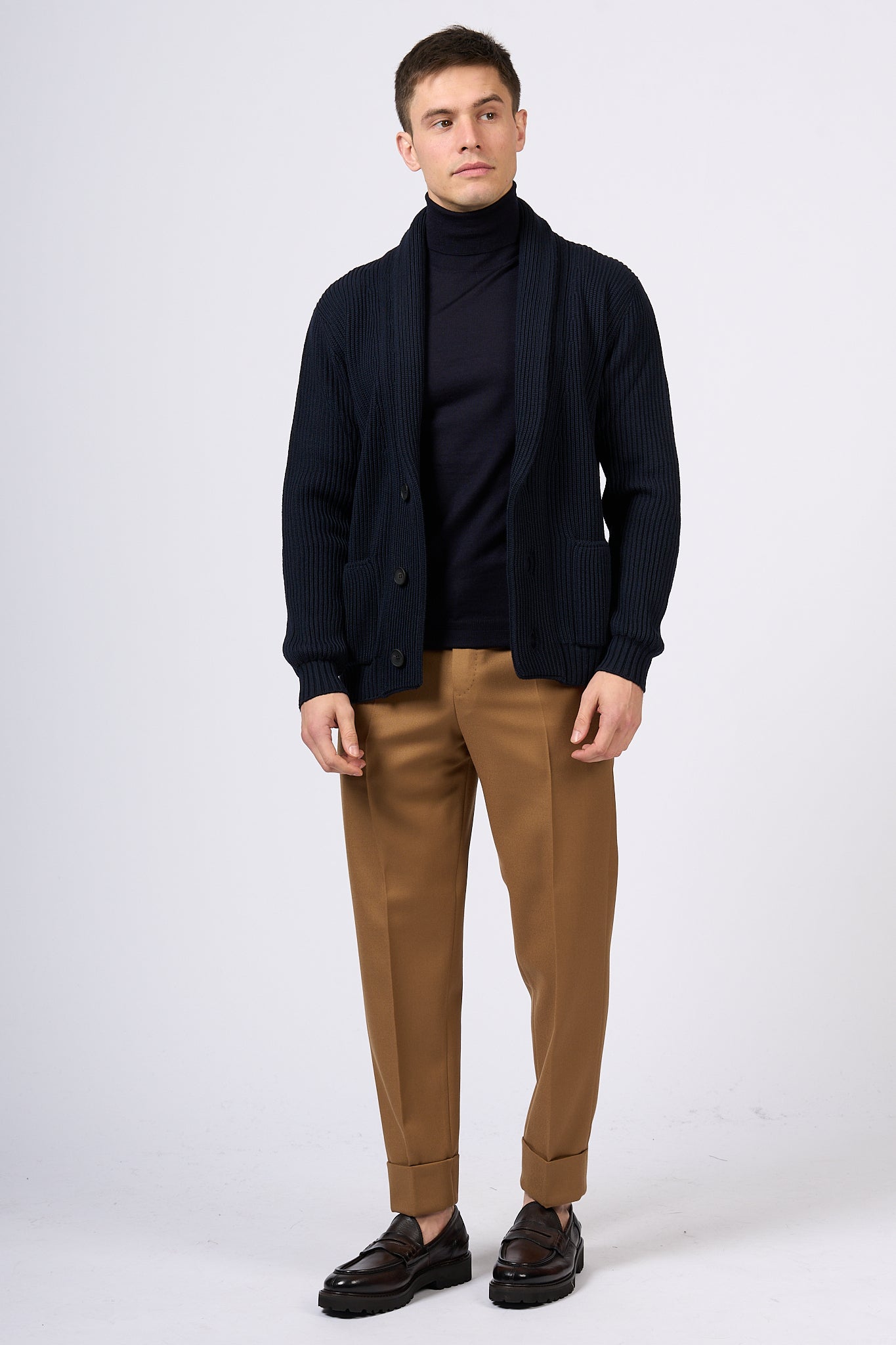 Pt Torino Pantalone Carrot Cammello Uomo-4