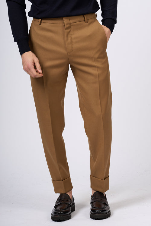 Pt Torino Pantalone Carrot Cammello Uomo-2