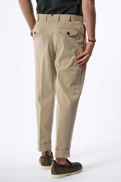 Pt Torino Pantalone Carrot Canapa Uomo