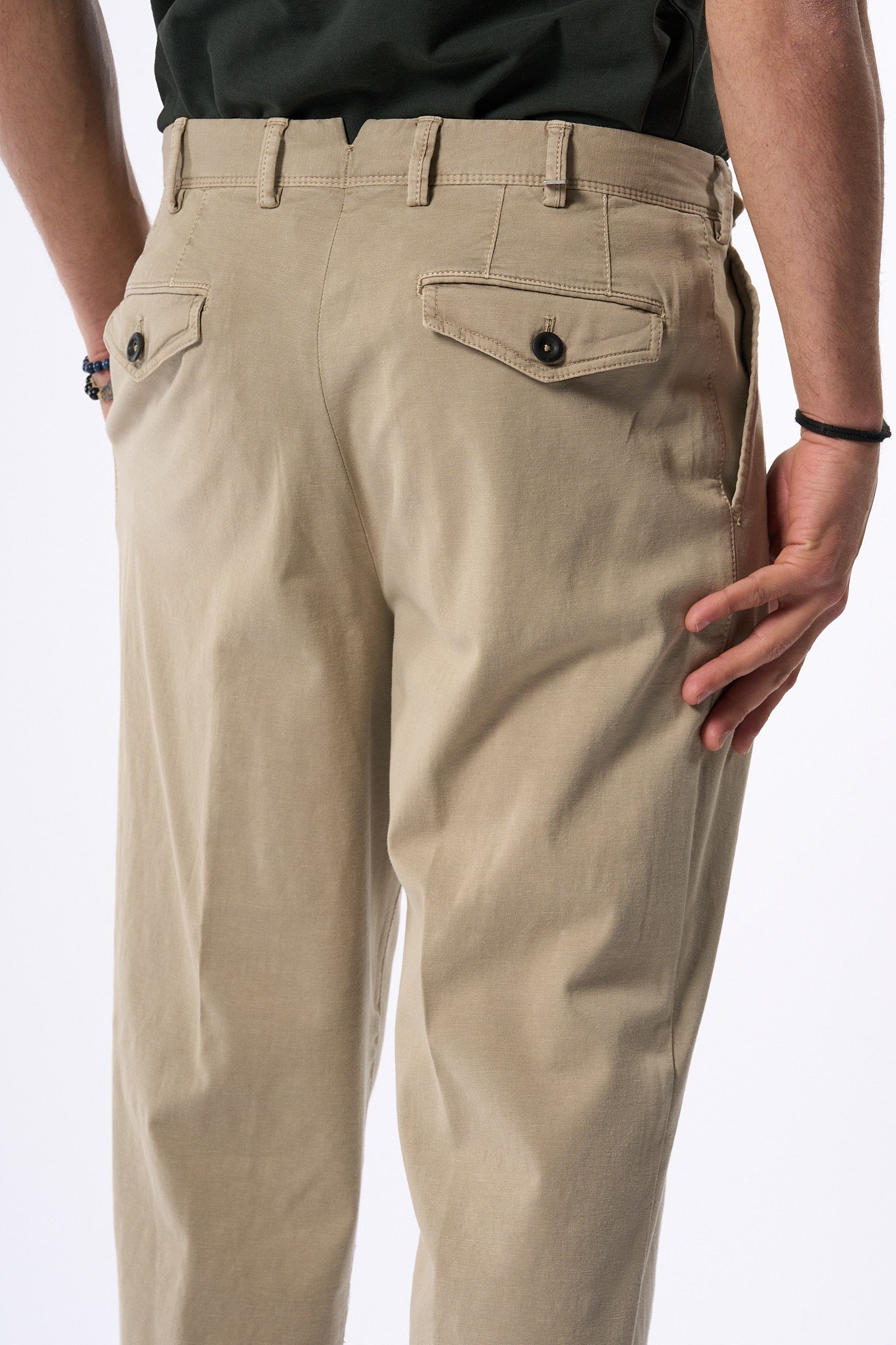 Pt Torino Pantalone Carrot Canapa Uomo-6