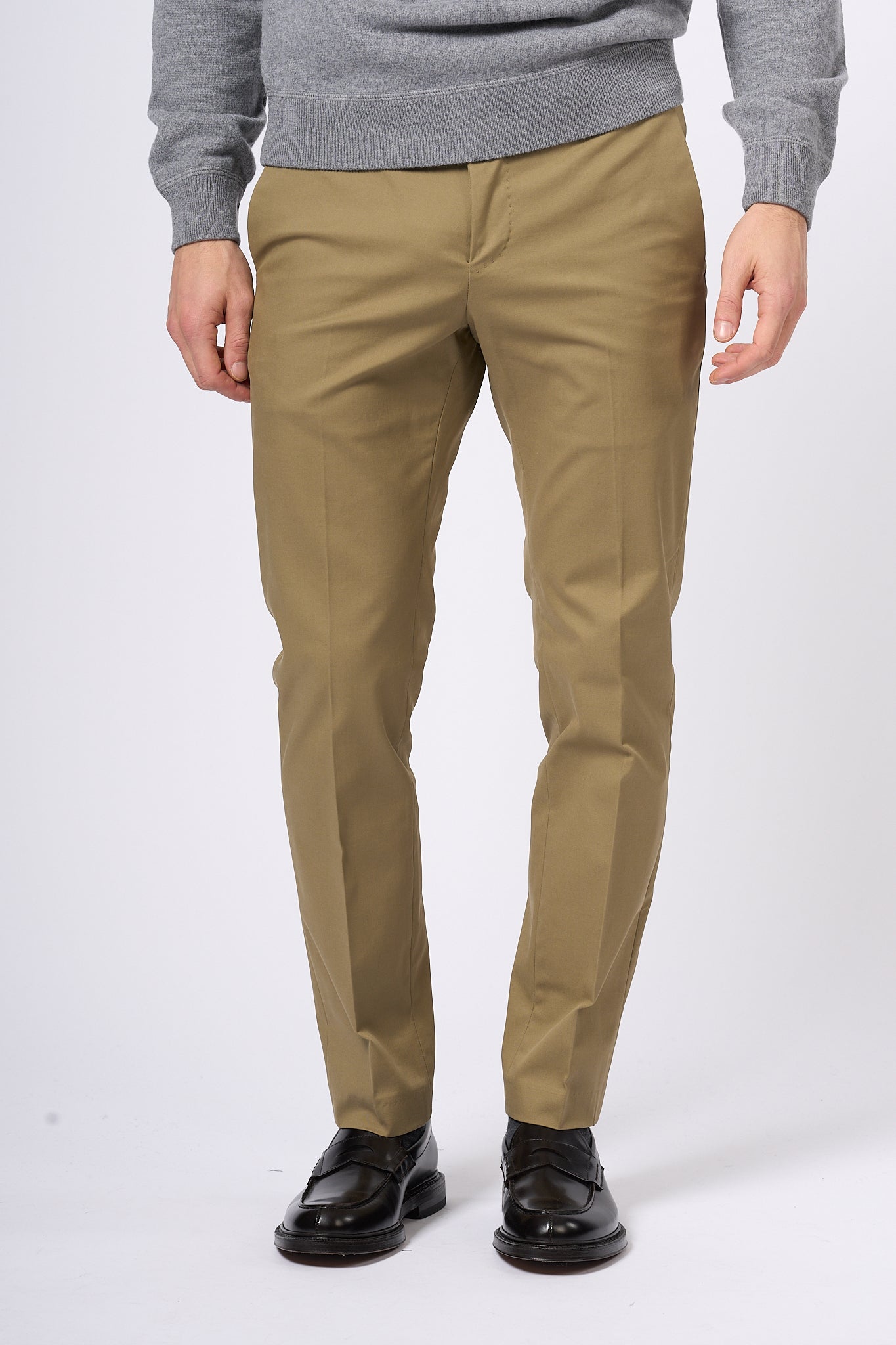 Pt Torino Pantalone Dieci Beige Scuro Uomo-4