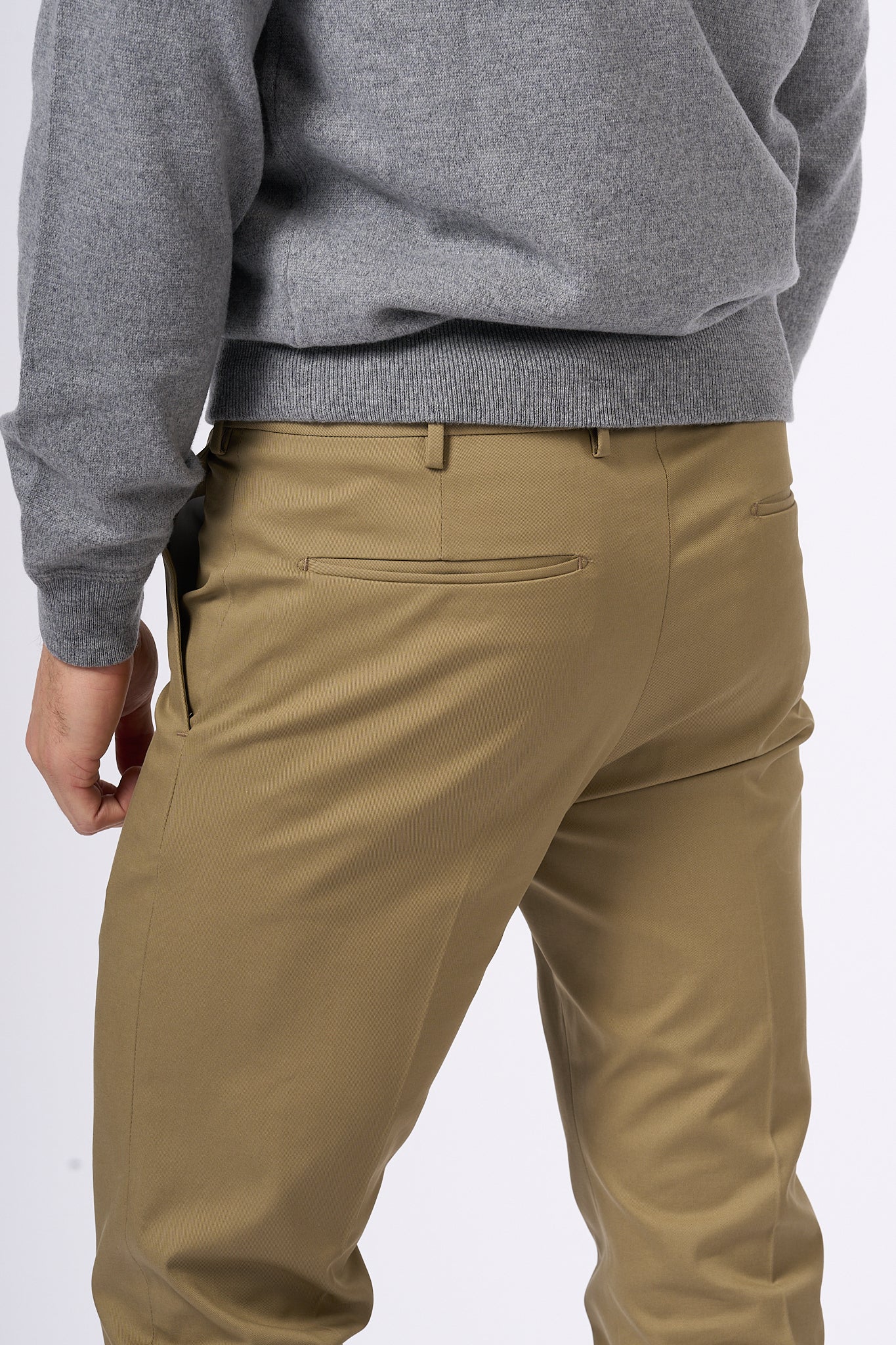 Pt Torino Pantalone Dieci Beige Scuro Uomo-2