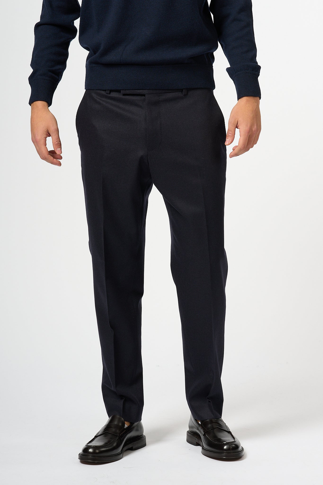 Pt Torino Pantalone Dieci Blu Navy Uomo-1