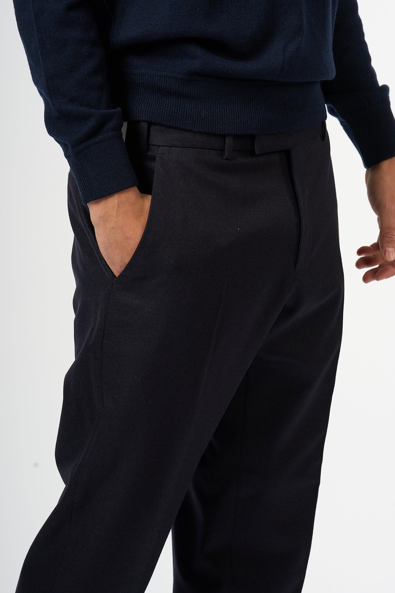 Pt Torino Pantalone Dieci Blu Navy Uomo-4