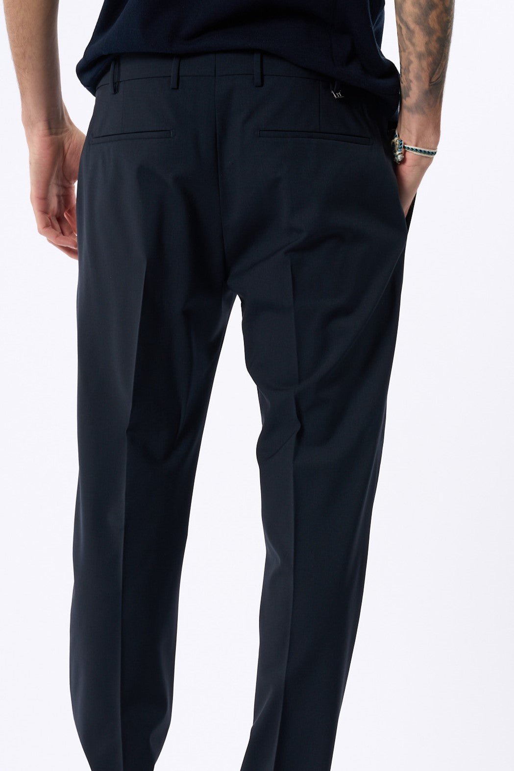 Pt Torino Pantalone Dieci Navy Uomo-4