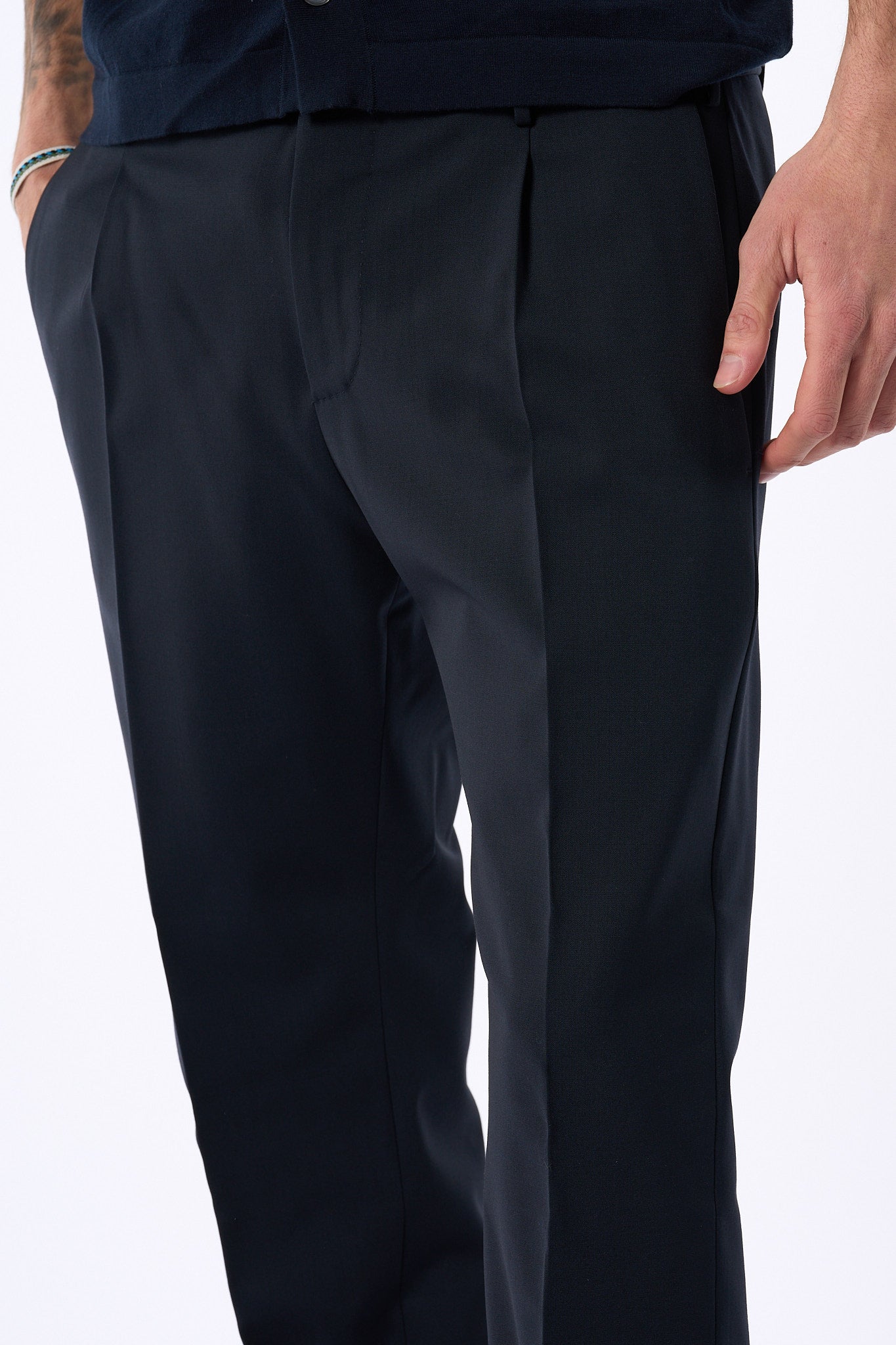 Pt Torino Pantalone Dieci Navy Uomo-5