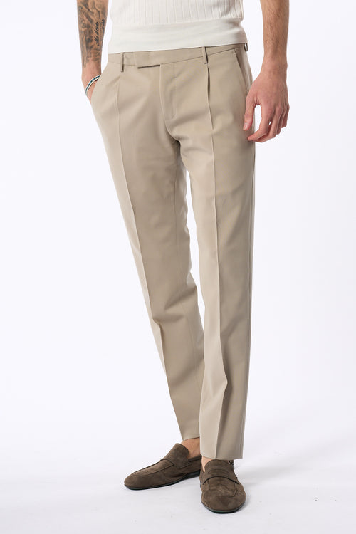Pt Torino Pantalone Dieci Beige Uomo