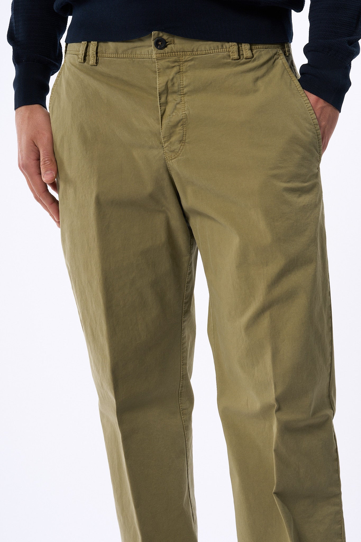 Pt Torino Pantalone Michael verde militare Uomo-5