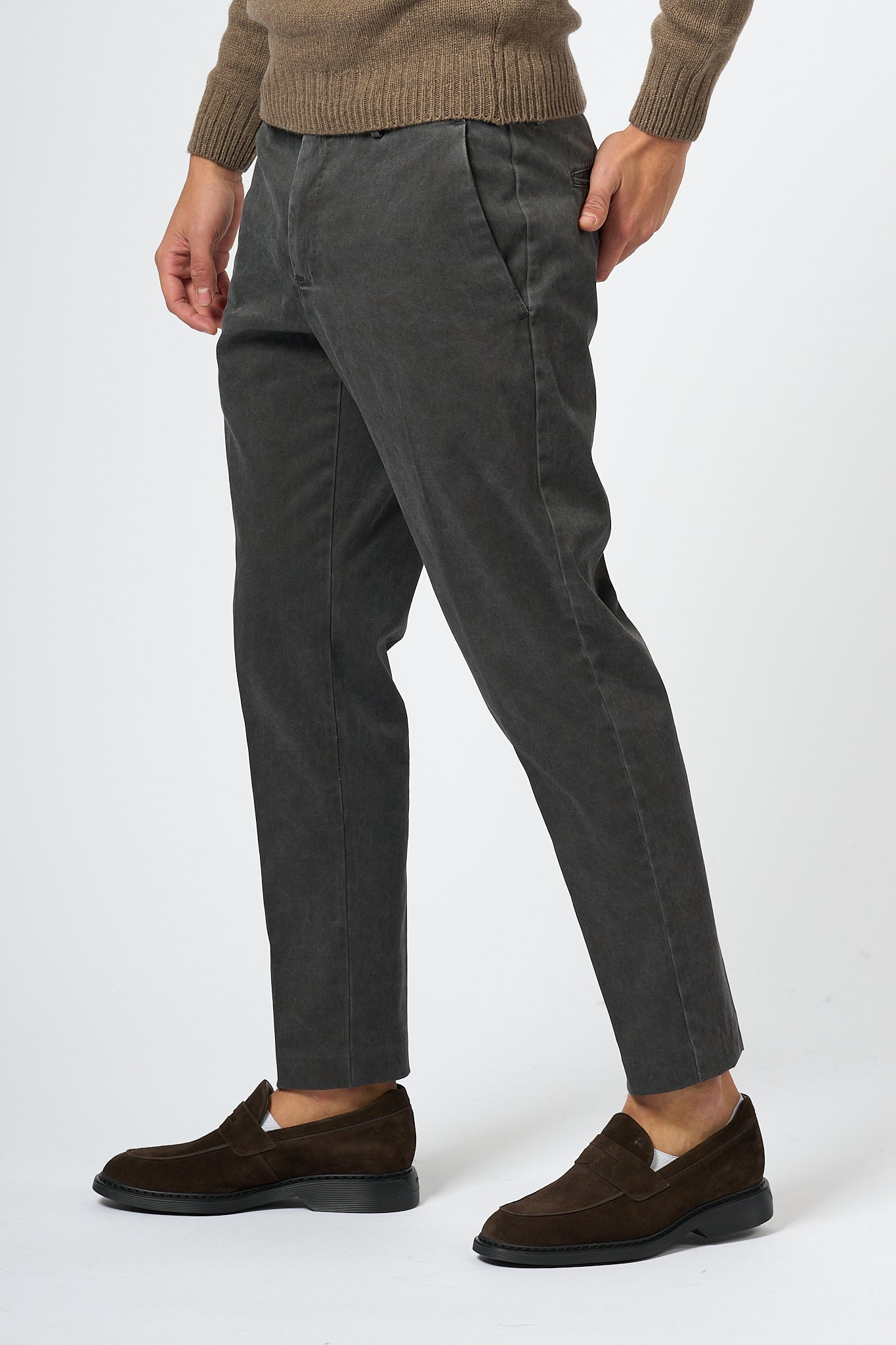 Pt Torino Pantalone Rebel Edge Antracite Uomo-3