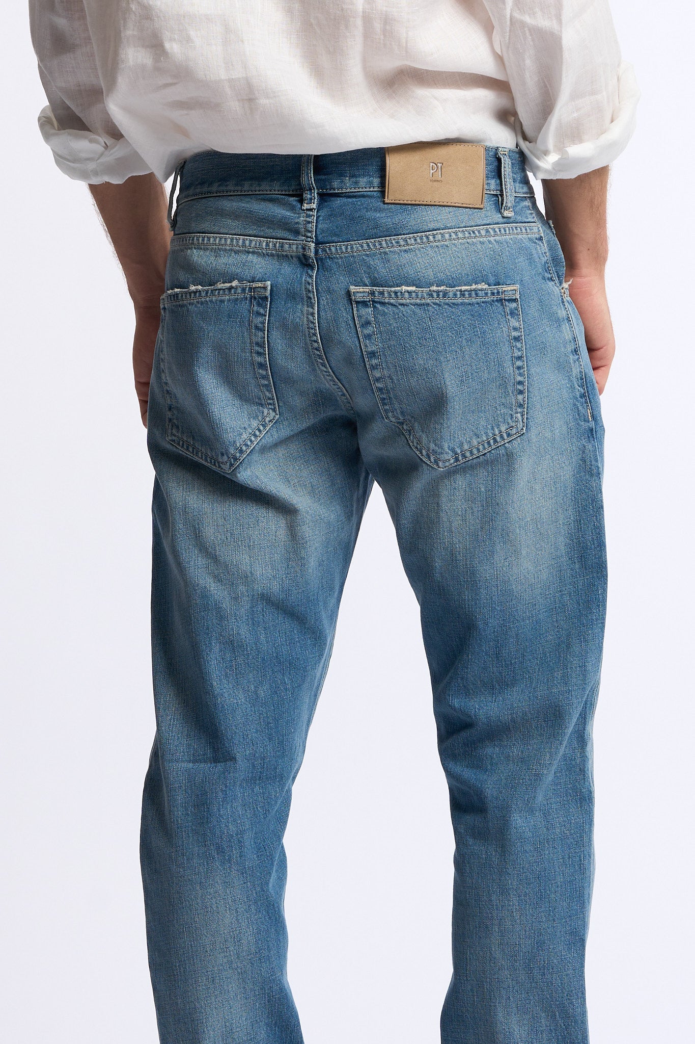 Pt torino Jeans Breakbeat Regular Chiaro Uomo-5