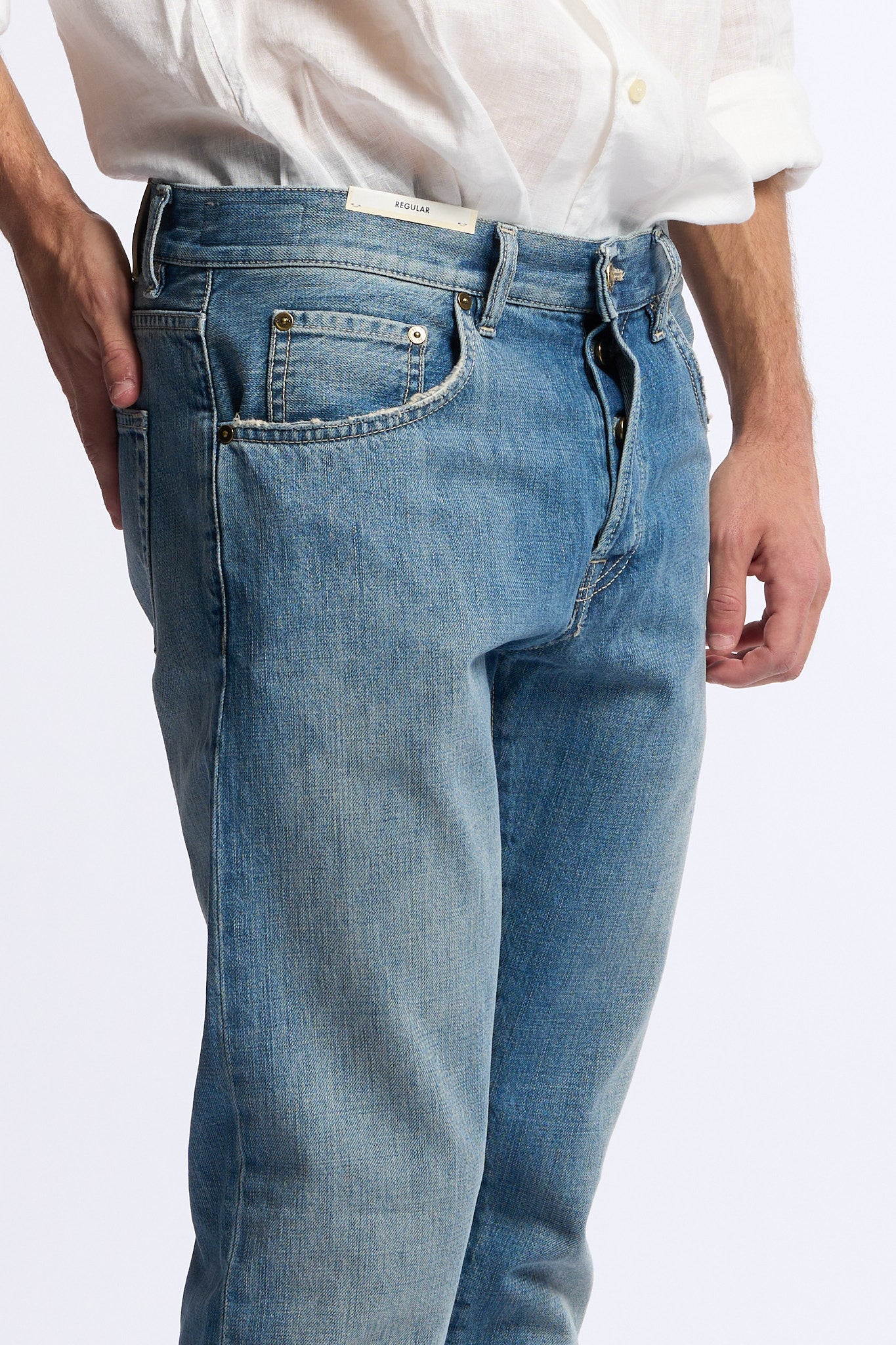 Pt torino Jeans Breakbeat Regular Chiaro Uomo-2