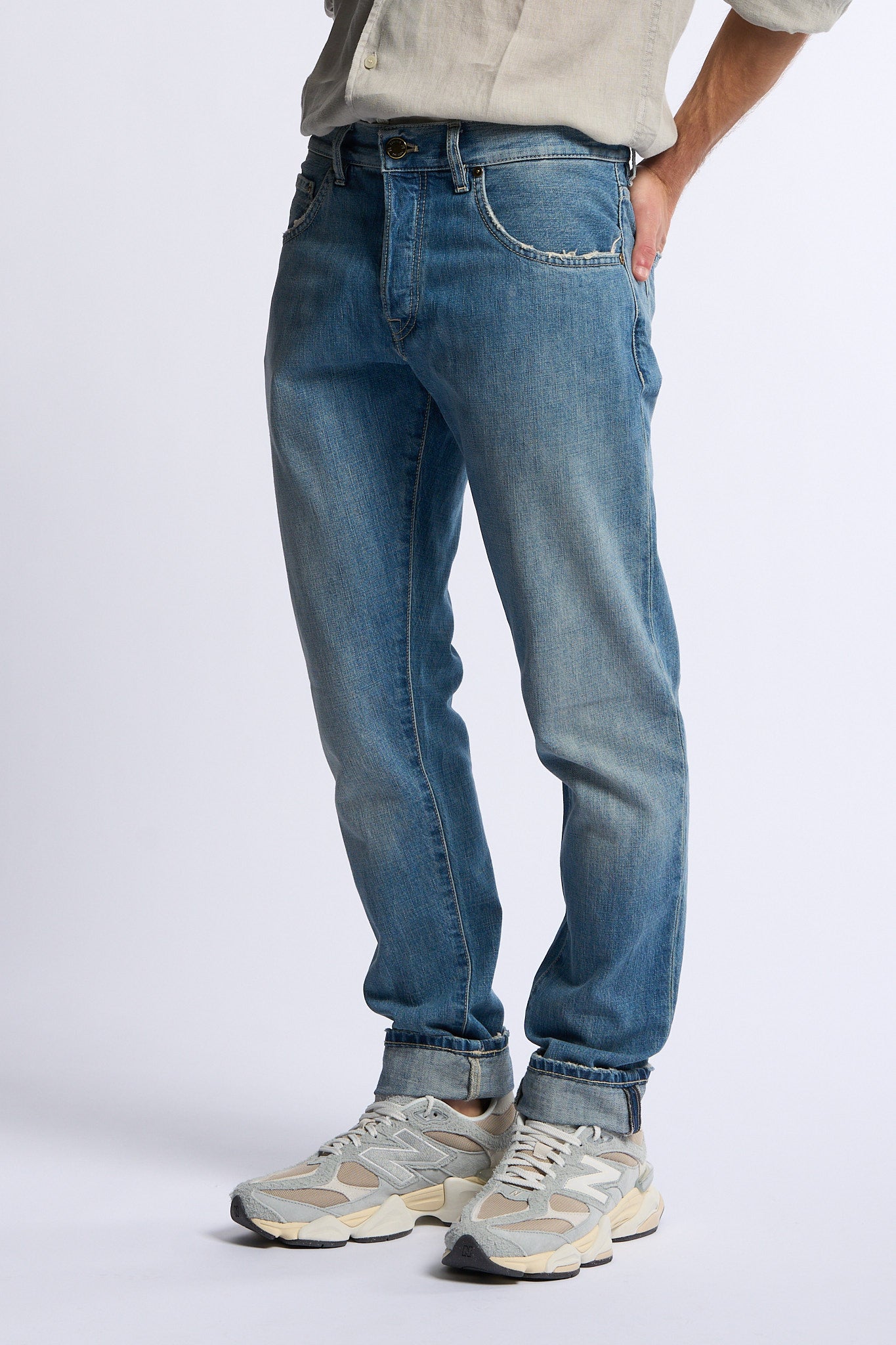 Pt torino Jeans Breakbeat Regular Chiaro Uomo-4
