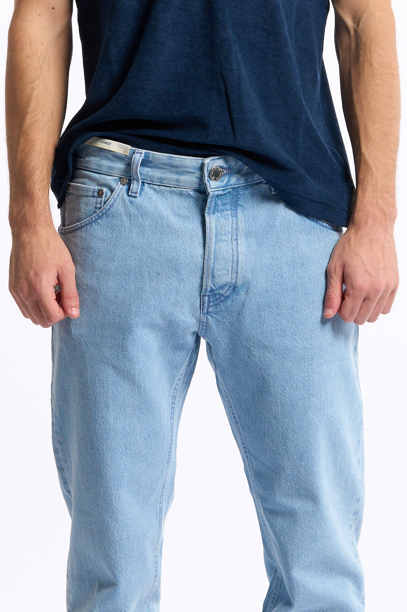 Pt torino Jeans Rebel Carrot Chiaro Uomo-4