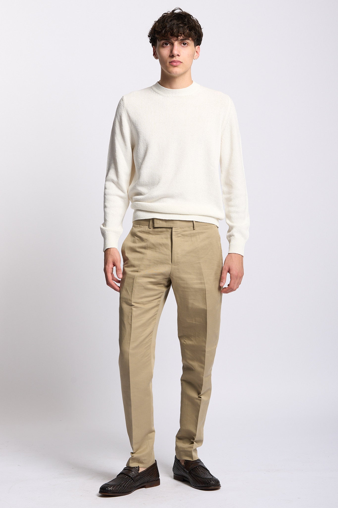 Pt torino Pantalone REBEL Lino e Cotone Corda Uomo-3