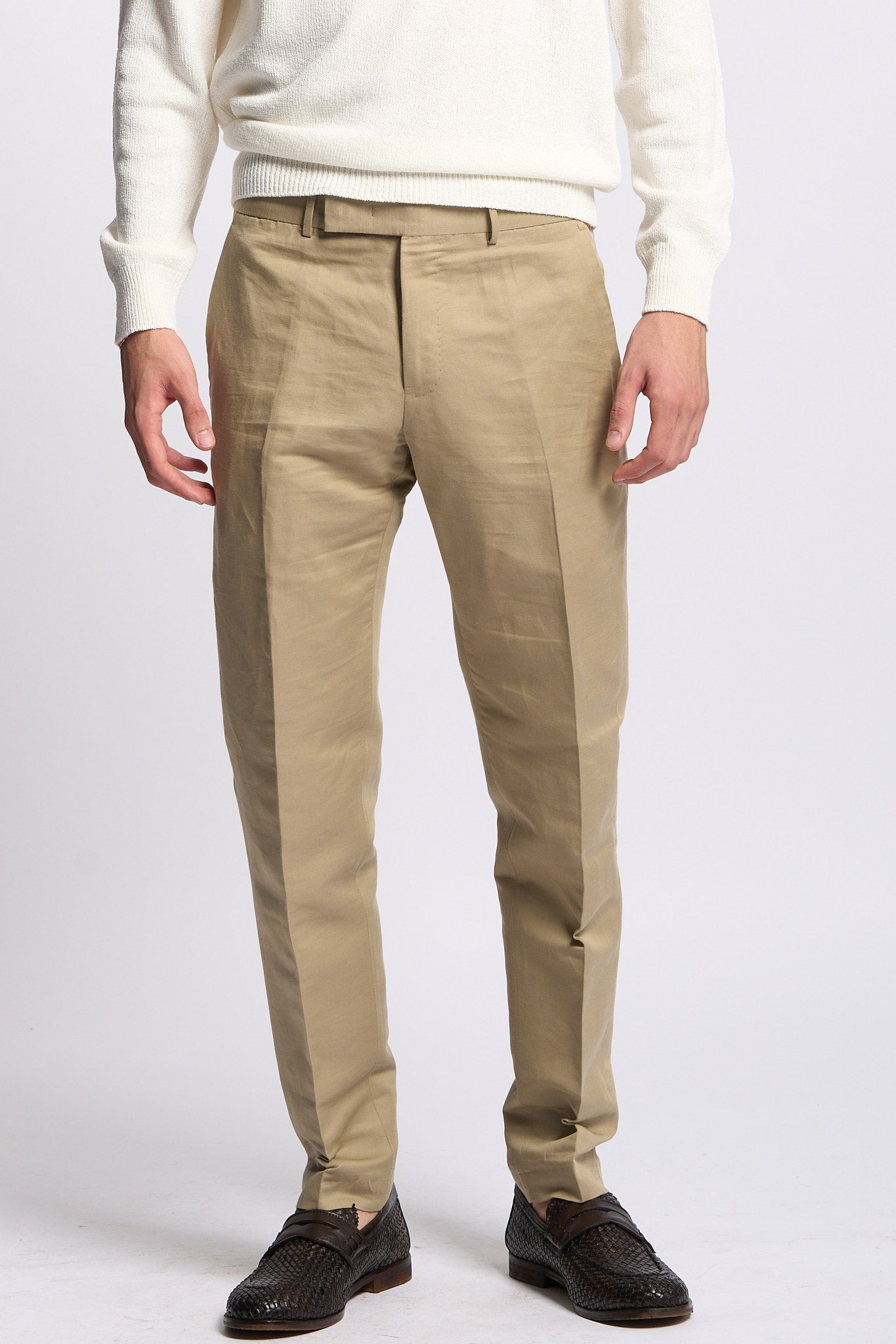 Pt torino Pantalone REBEL Lino e Cotone Corda Uomo-1