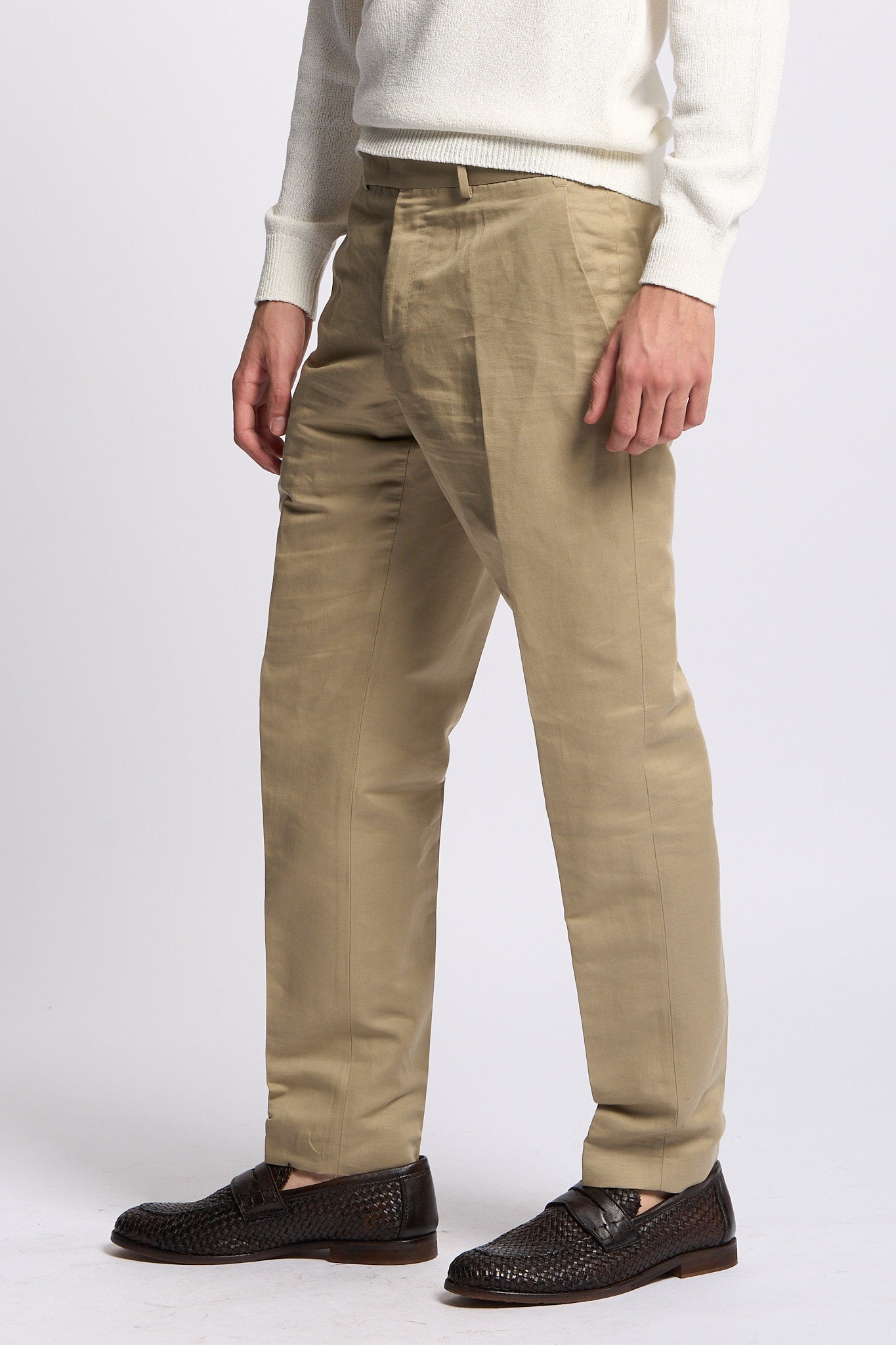 Pt torino Pantalone REBEL Lino e Cotone Corda Uomo-4