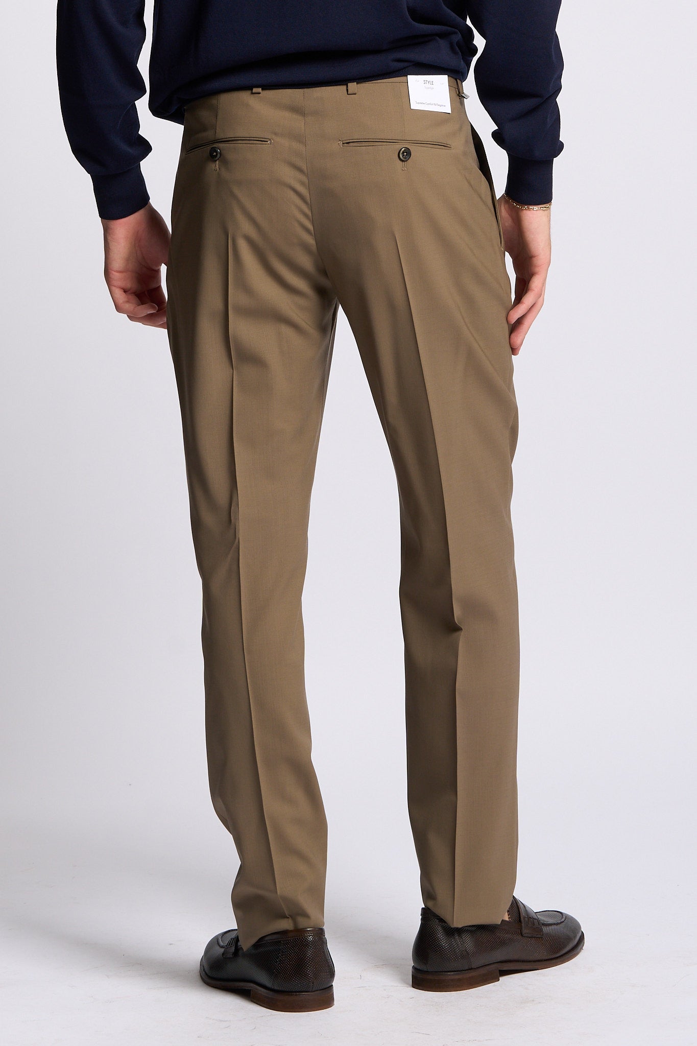 Pt torino Pantalone UNION Lana Nocciola Uomo-6