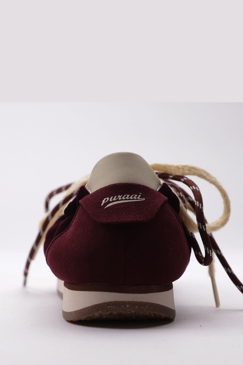 Puraai Sneaker 6.02 Panther Velluto Bordeaux Donna-4