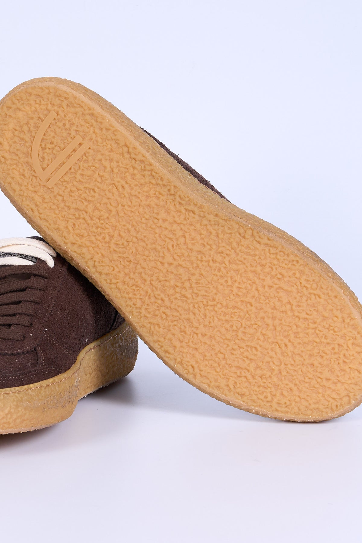 Puraai Sneaker Vintage Micro Suede Moro Uomo-6