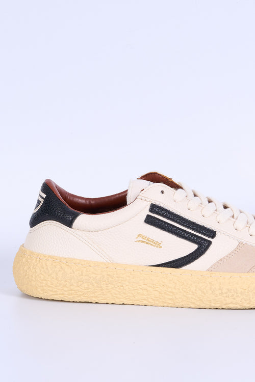 Puraai Sneaker VINTAGE Bianco/Nero Uomo-2