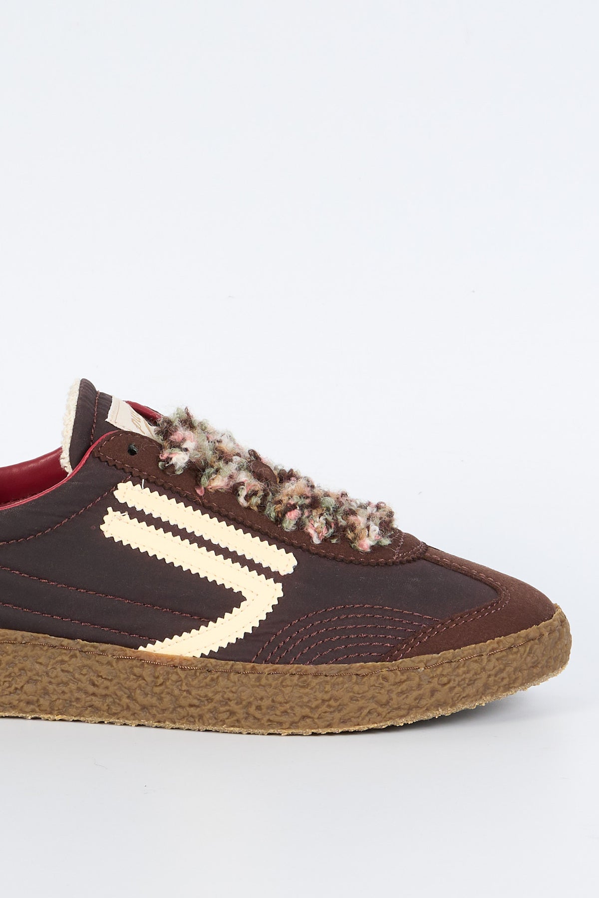 Puraai Sneaker XS in Nylon Marrone Donna-4