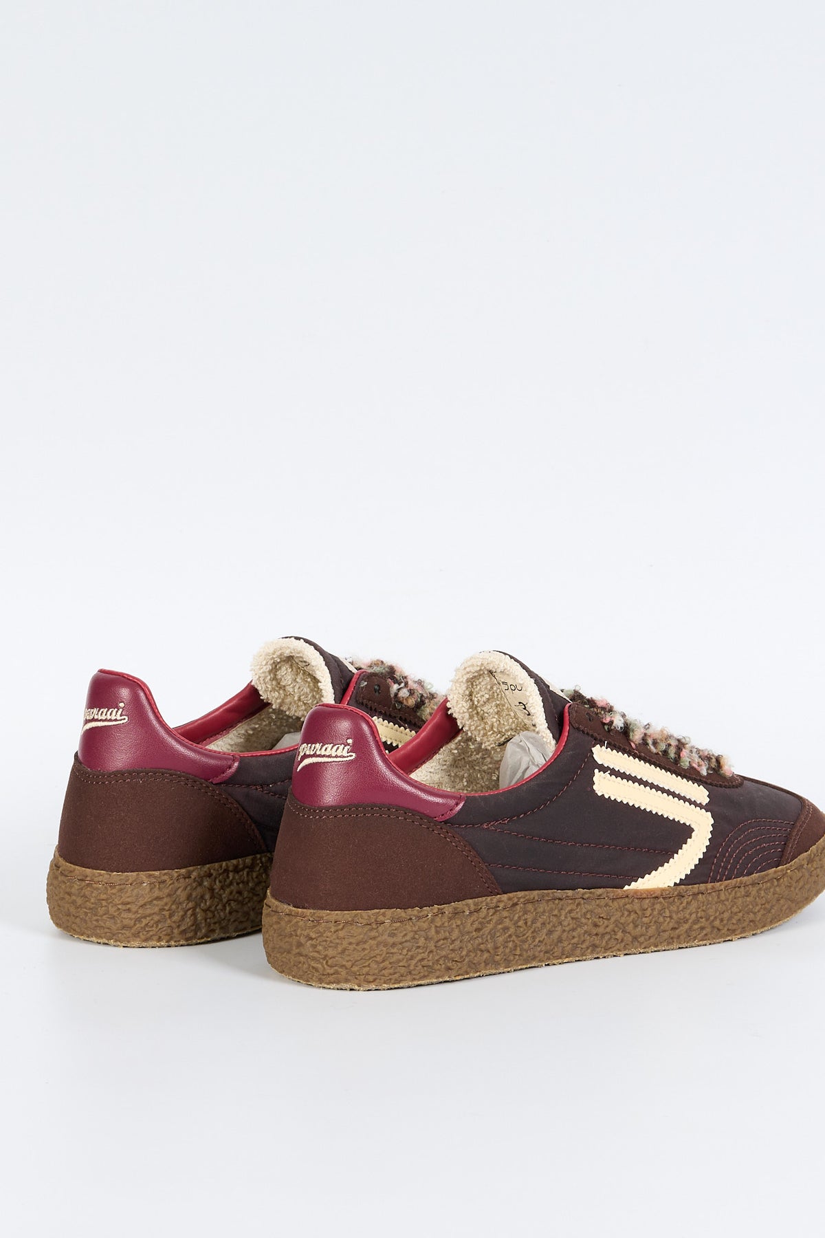 Puraai Sneaker XS in Nylon Marrone Donna-5