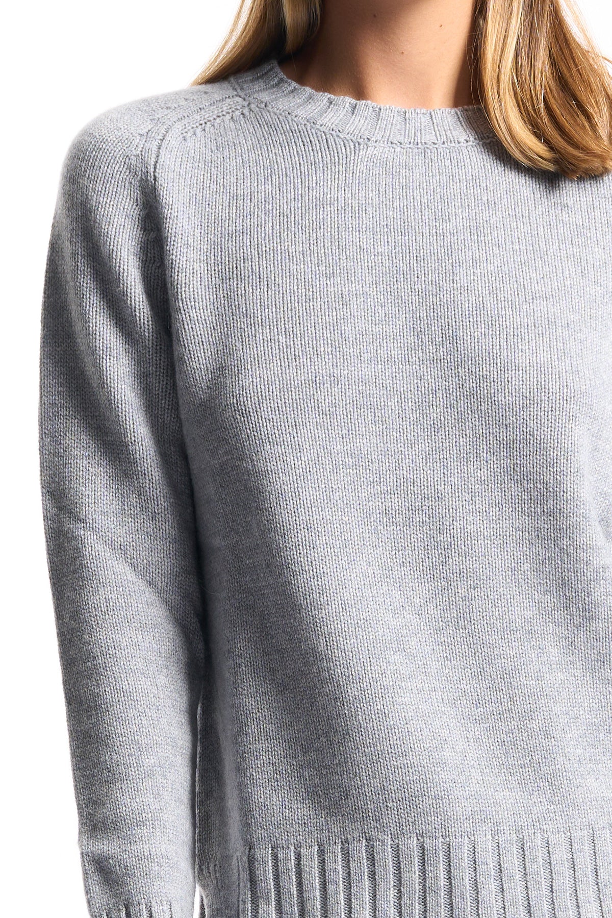 Purotatto Girocollo Grigio Donna-2
