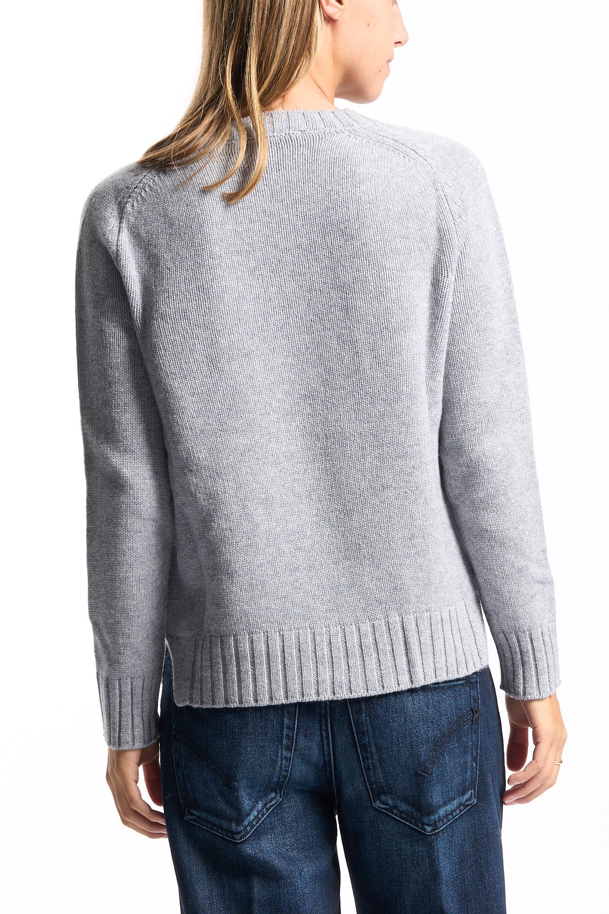 Purotatto Girocollo Grigio Donna-4
