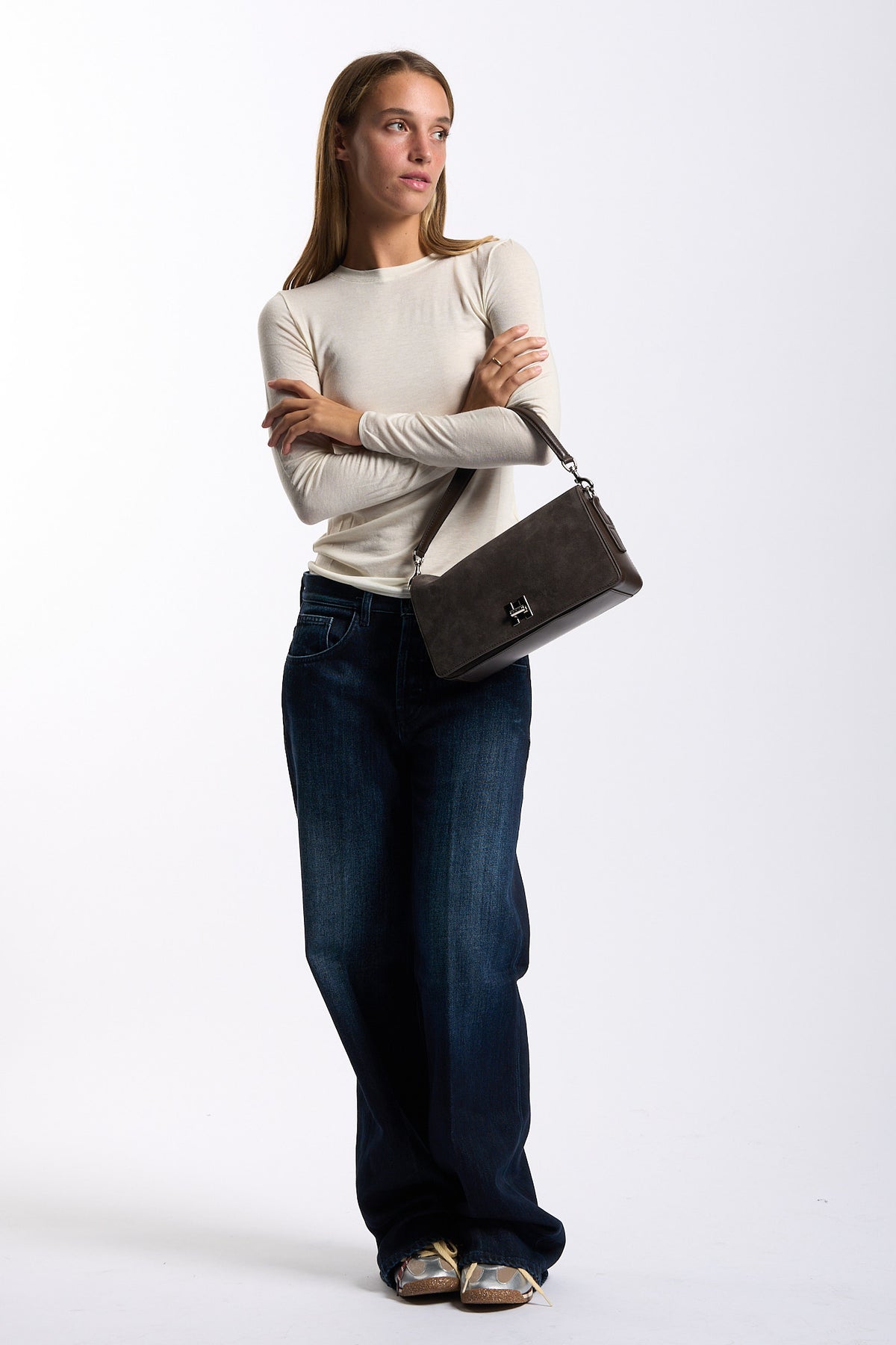 Purotatto T-shirt Manica Lunga Latte Donna-3