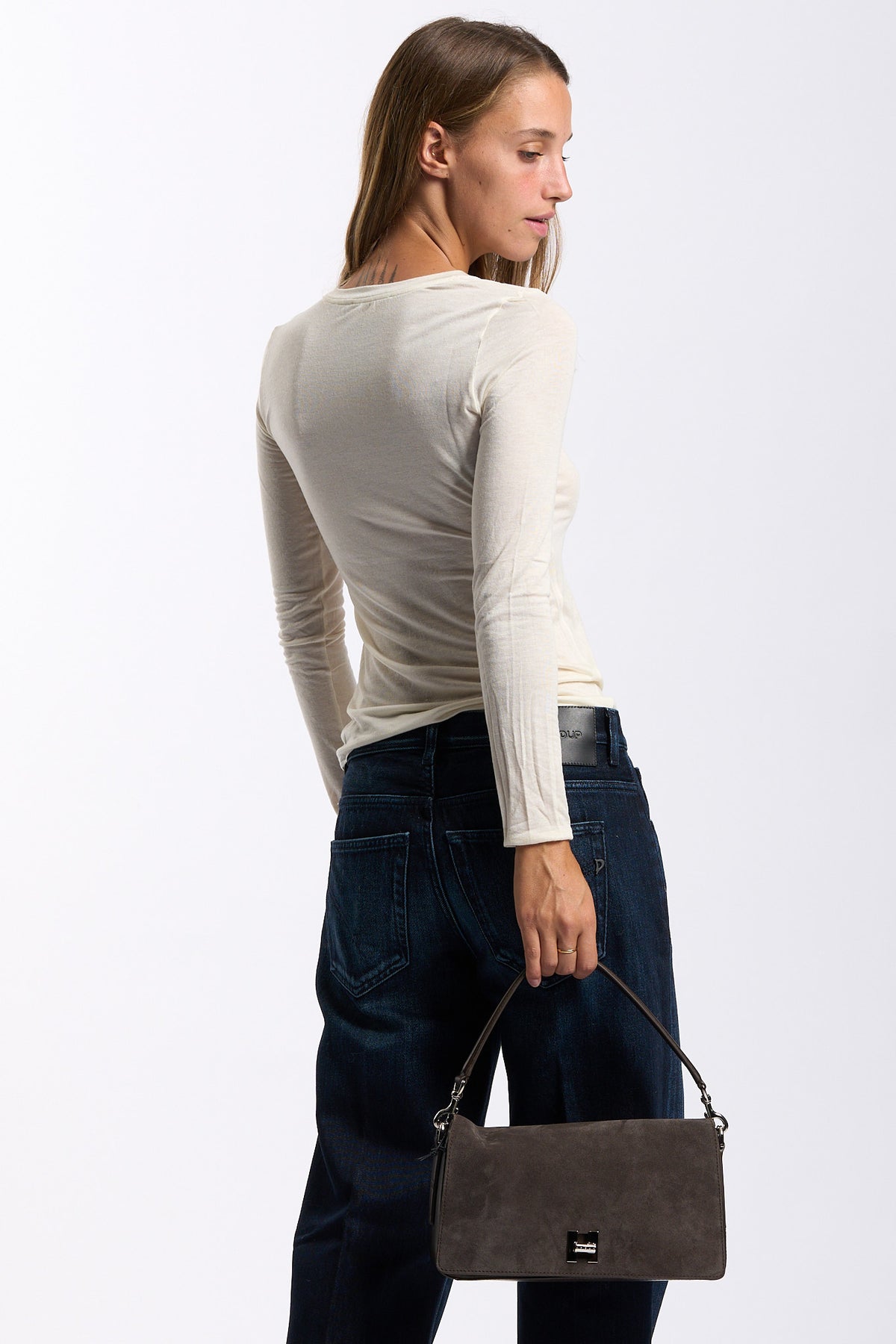 Purotatto T-shirt Manica Lunga Latte Donna-7
