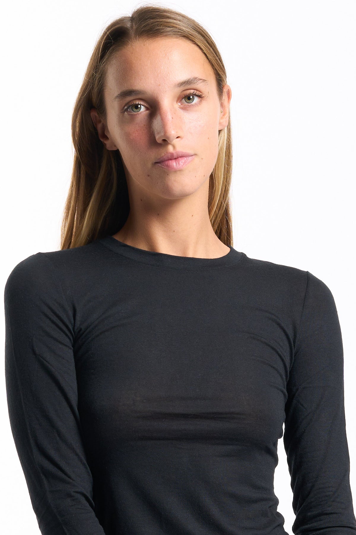 Purotatto T-shirt Manica Lunga Nero Donna-5