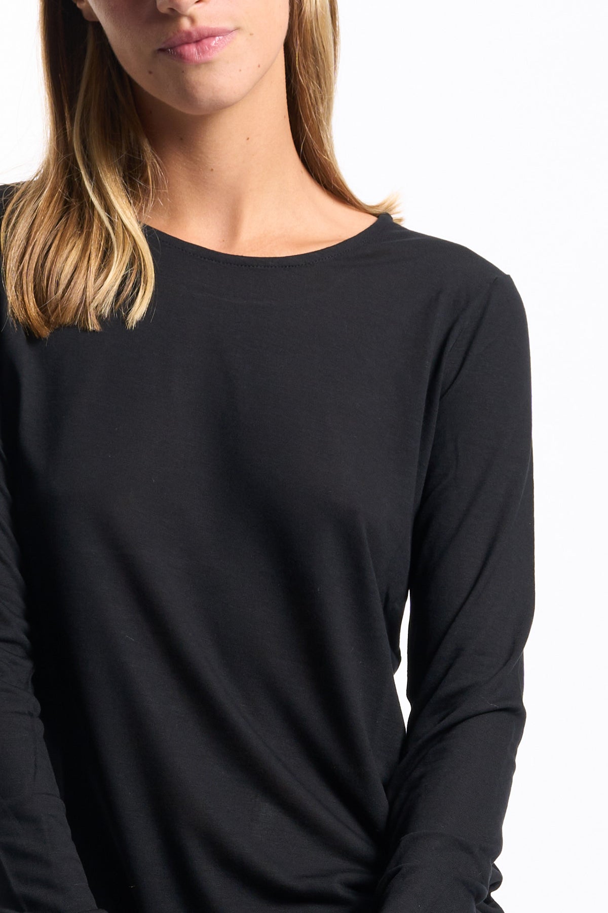 Purotatto T-shirt Manica Lunga Nero Donna-6