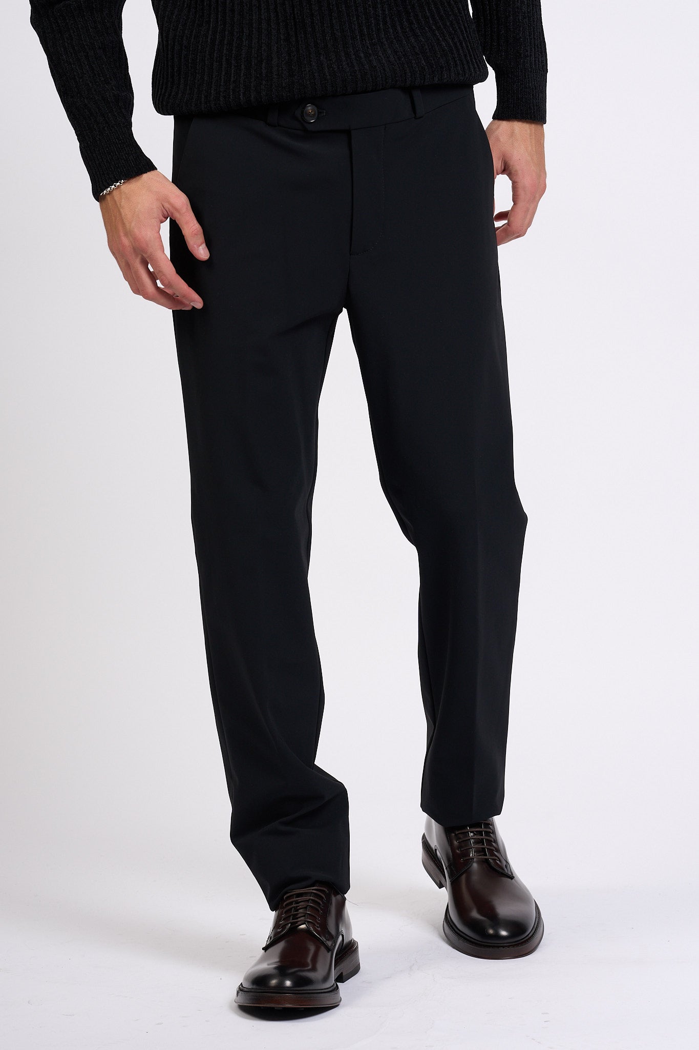 Rrd Pantalone Surflex Winter Chino Nero Uomo-4