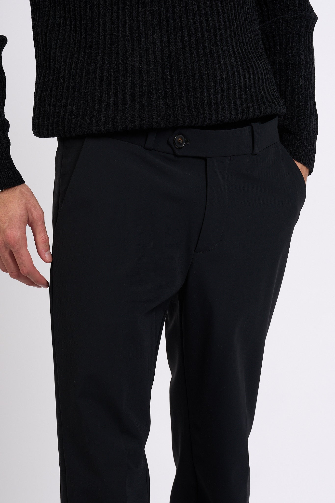 Rrd Pantalone Surflex Winter Chino Nero Uomo-6