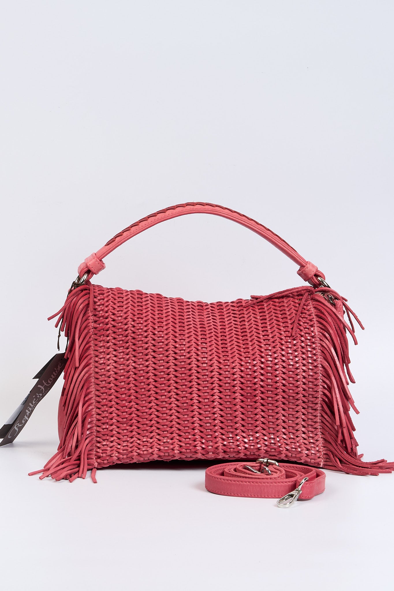 Reptile's house Borsa Vasia Corallo Donna-6
