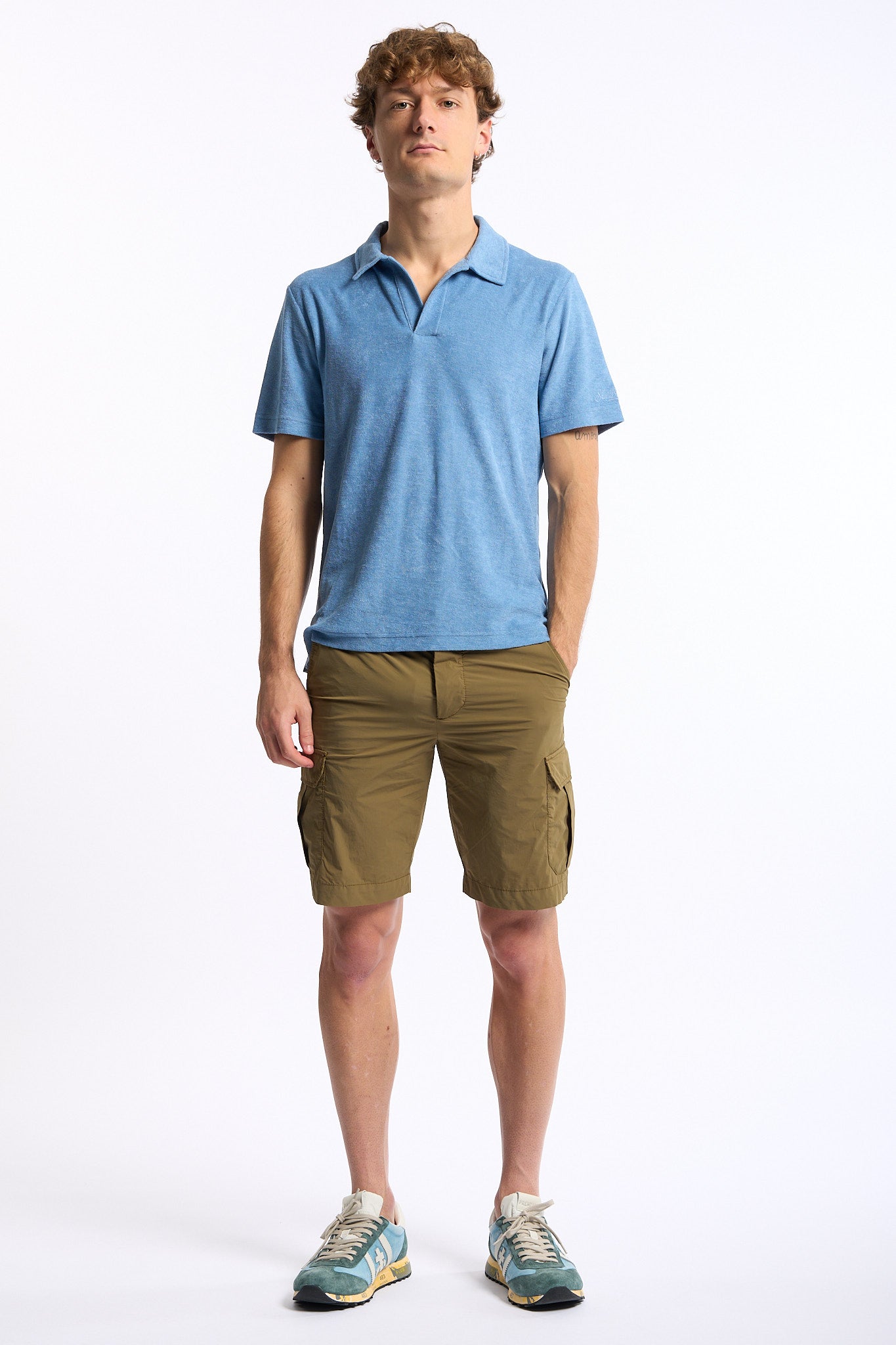 Rrd Bermuda Cargo Extralight Oliva Uomo-3