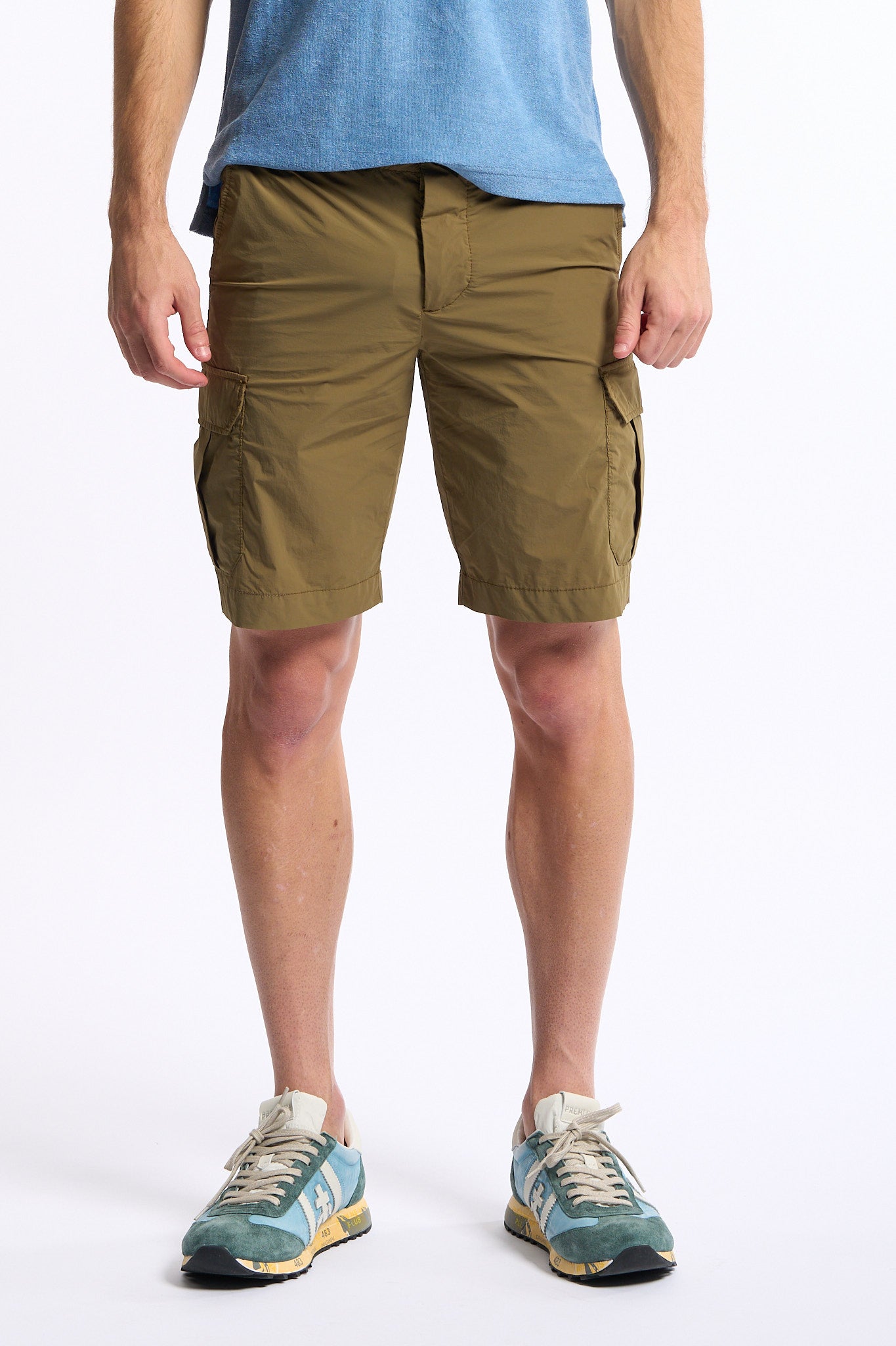 Rrd Bermuda Cargo Extralight Oliva Uomo-1