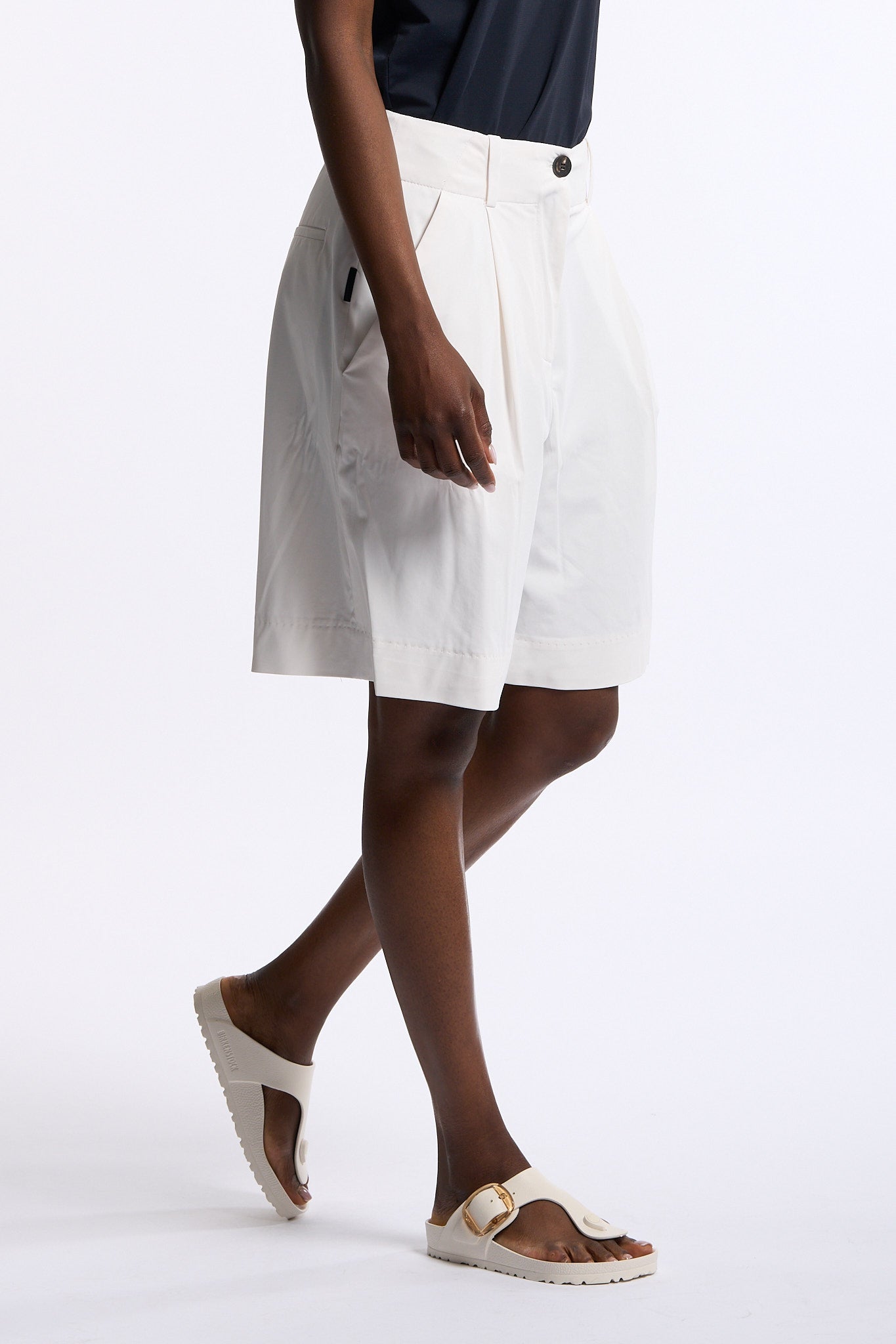 Rrd Bermuda Superflex Bianco Donna-1