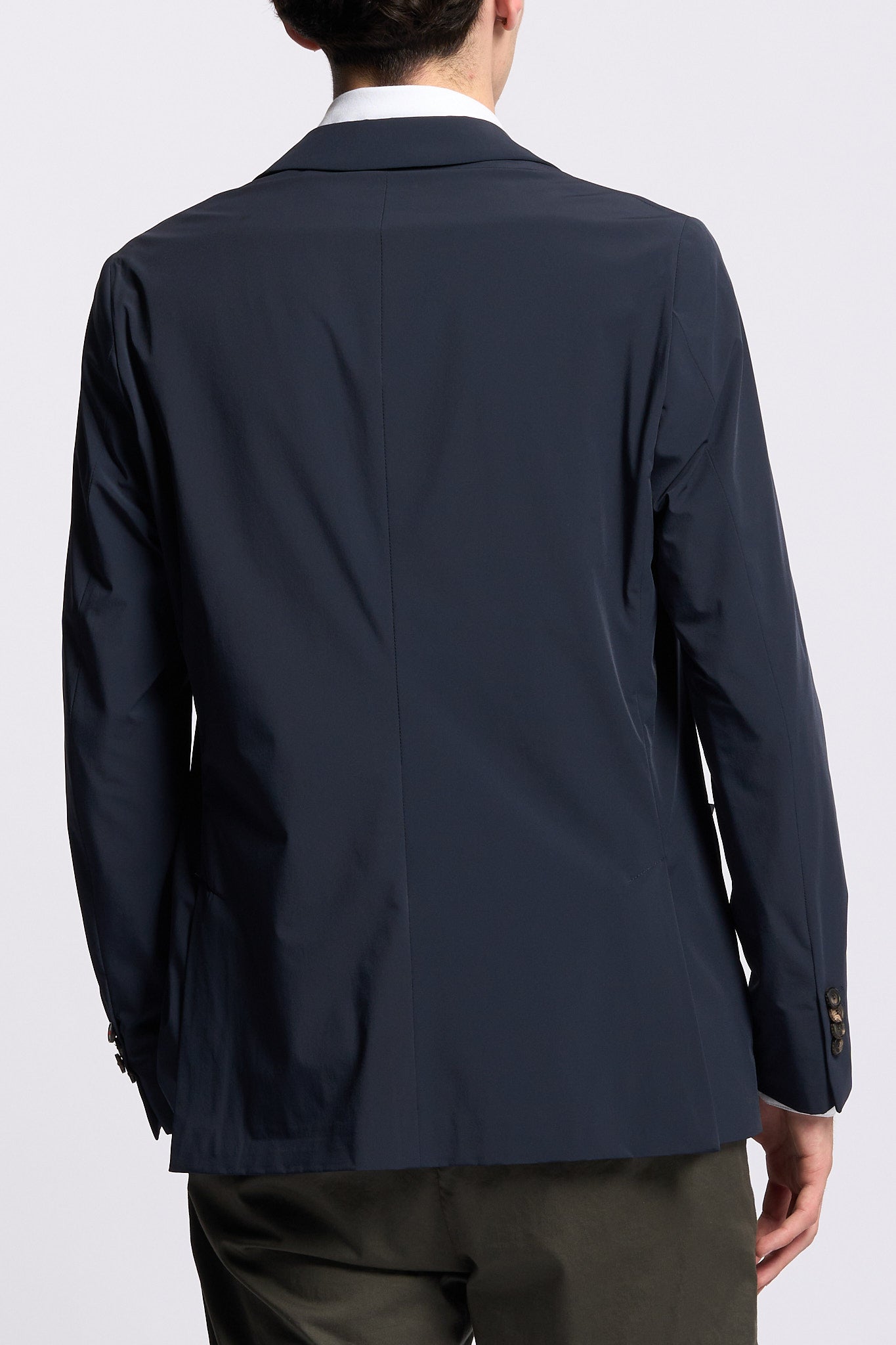 Rrd Blazer in Tessuto Tecnico Blu Uomo-6