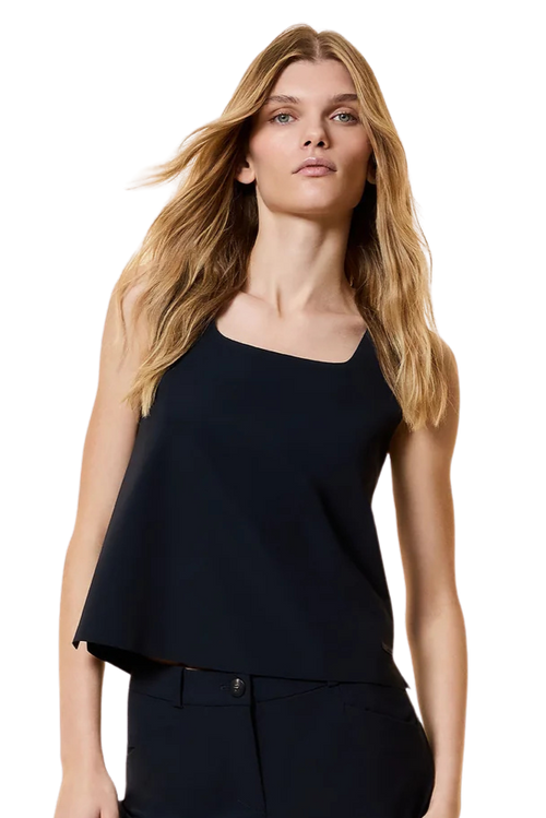 Rrd Canotta Nero Donna