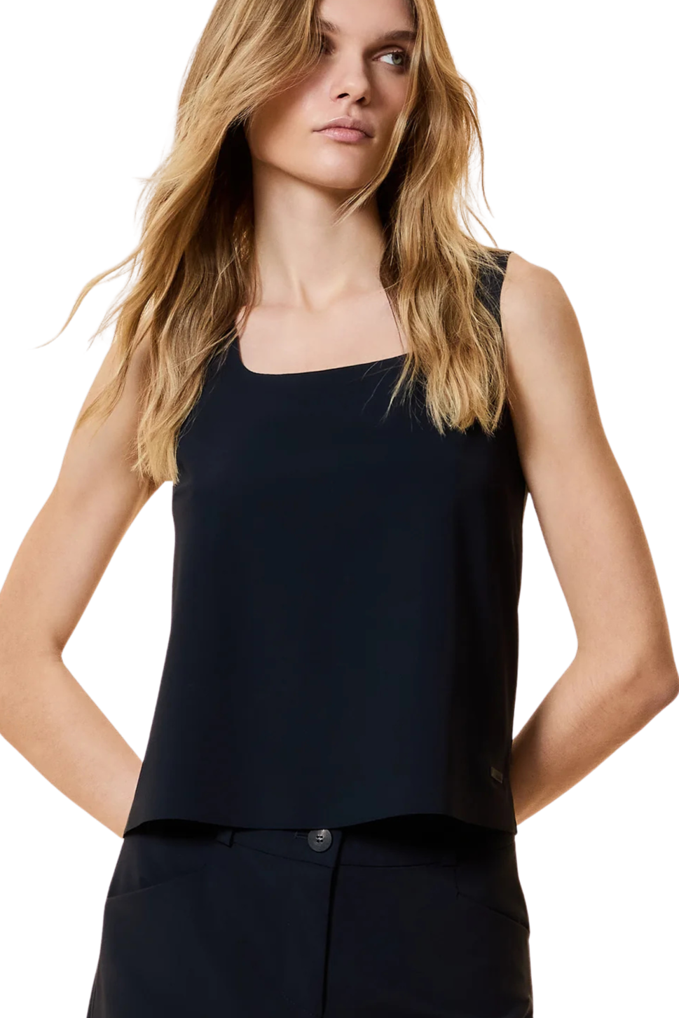 Rrd Canotta Nero Donna-1