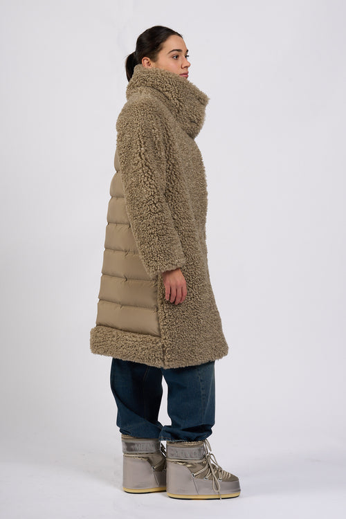 Rrd Cappotto Hybrid Tabacco Donna